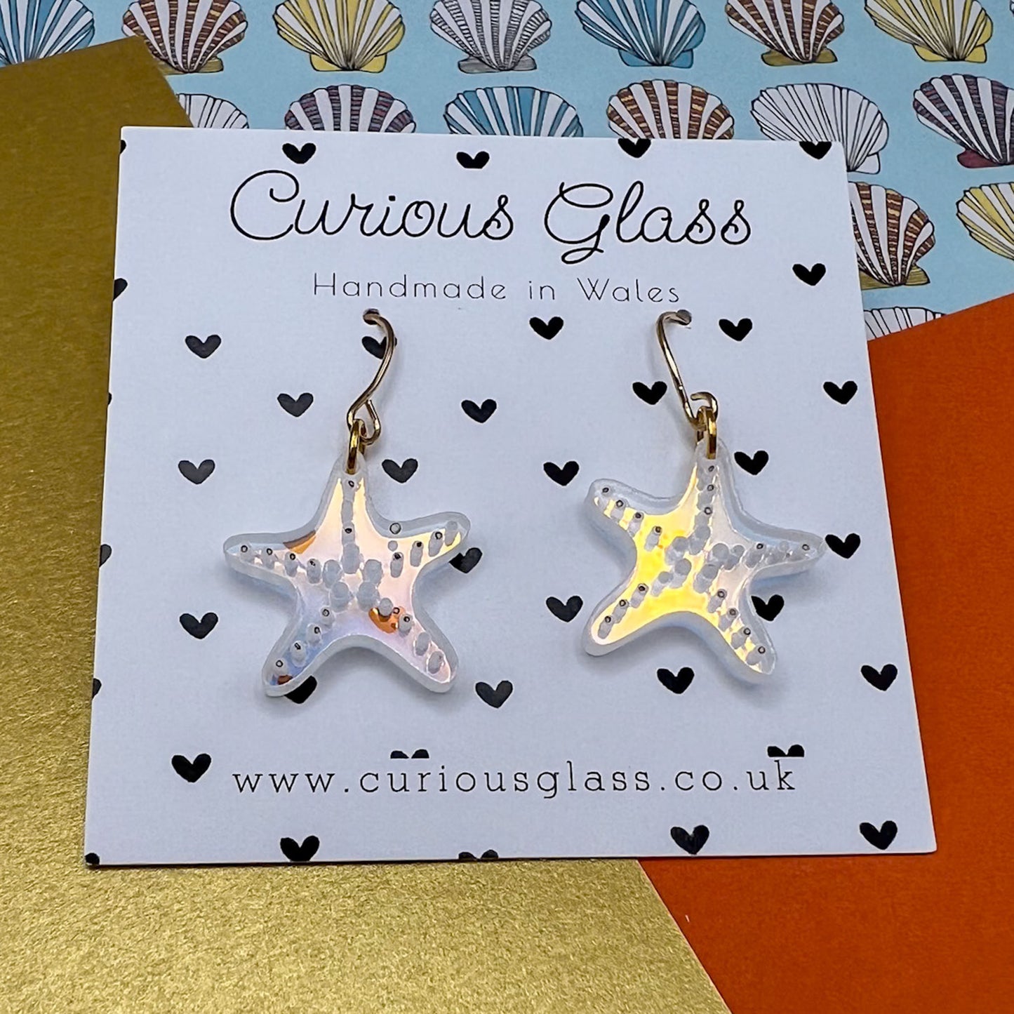 Seahorses & Starfish Acrylic Earrings