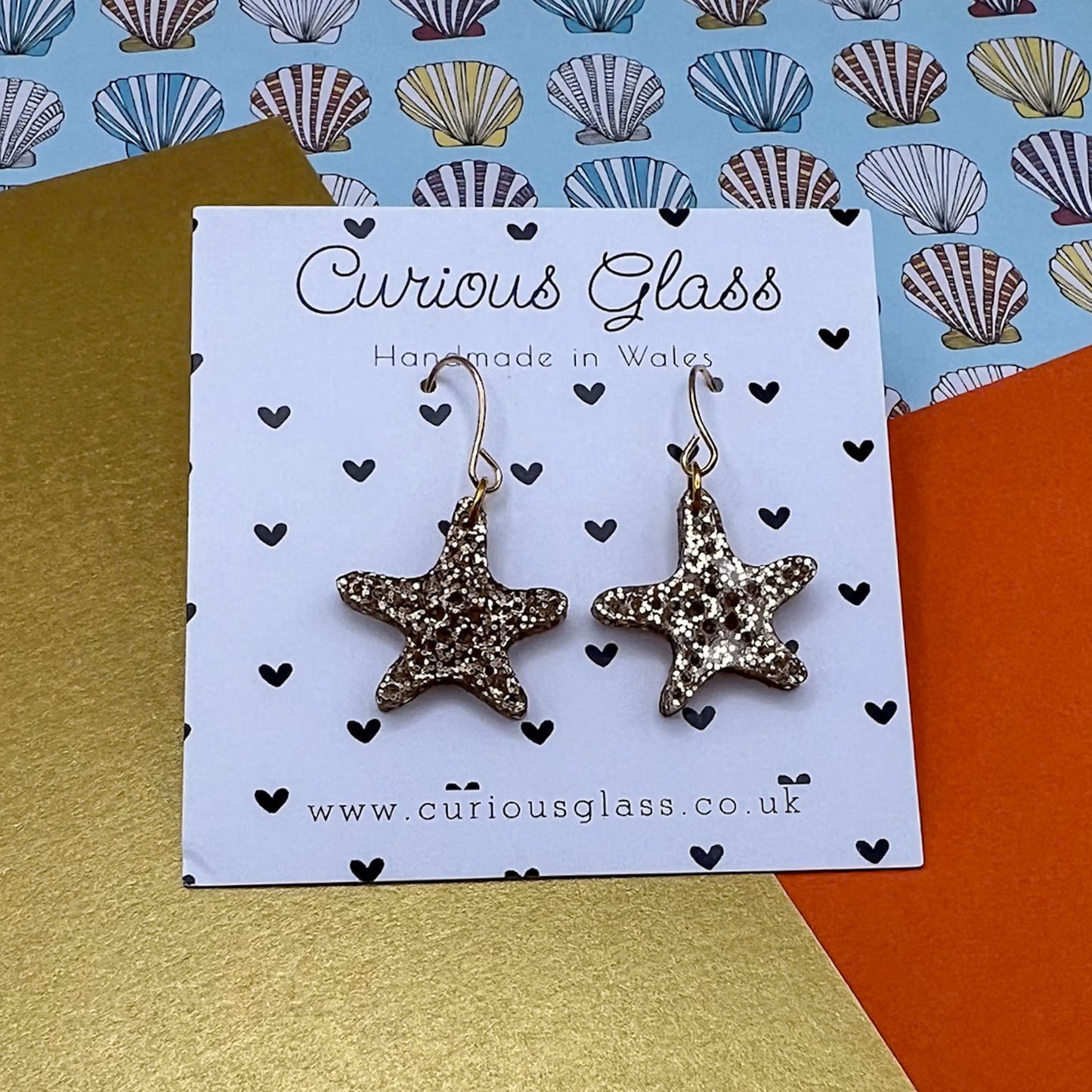 Seahorses & Starfish Acrylic Earrings