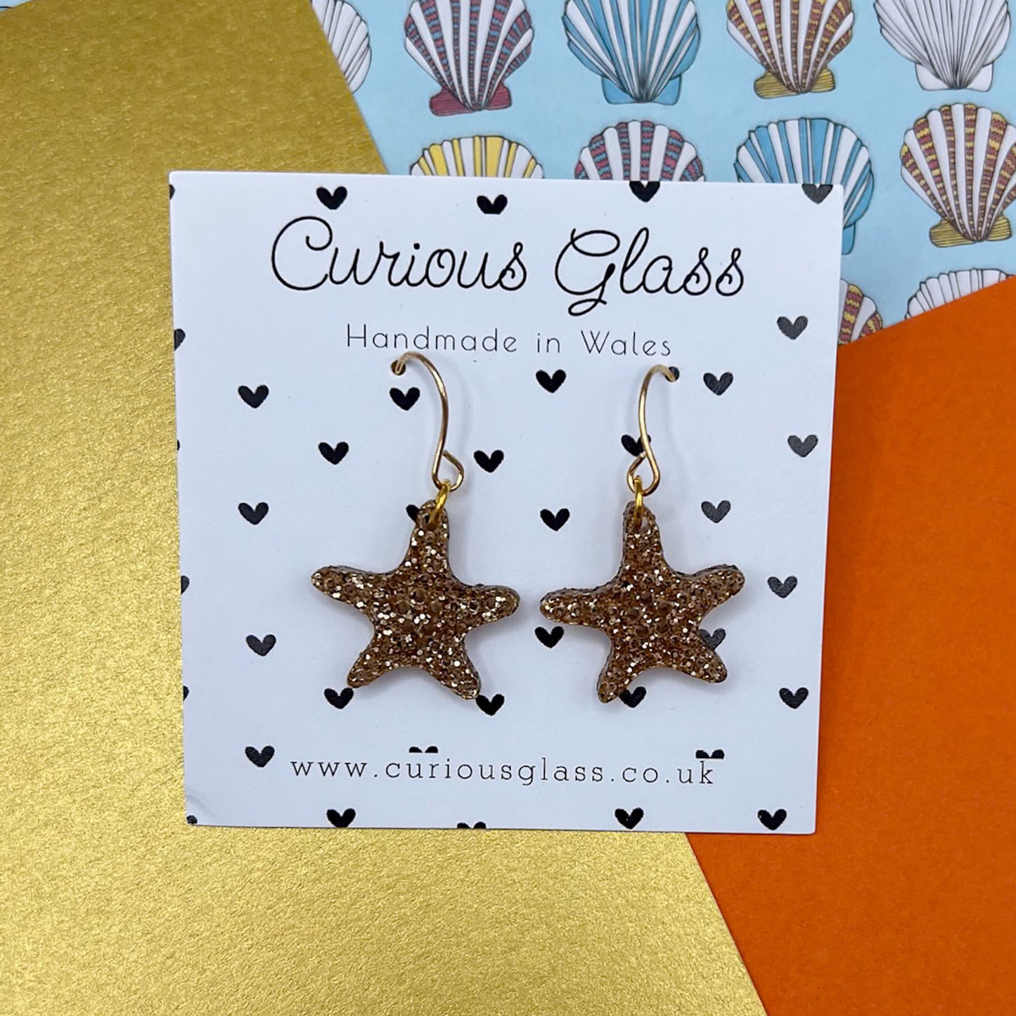 Seahorses & Starfish Acrylic Earrings