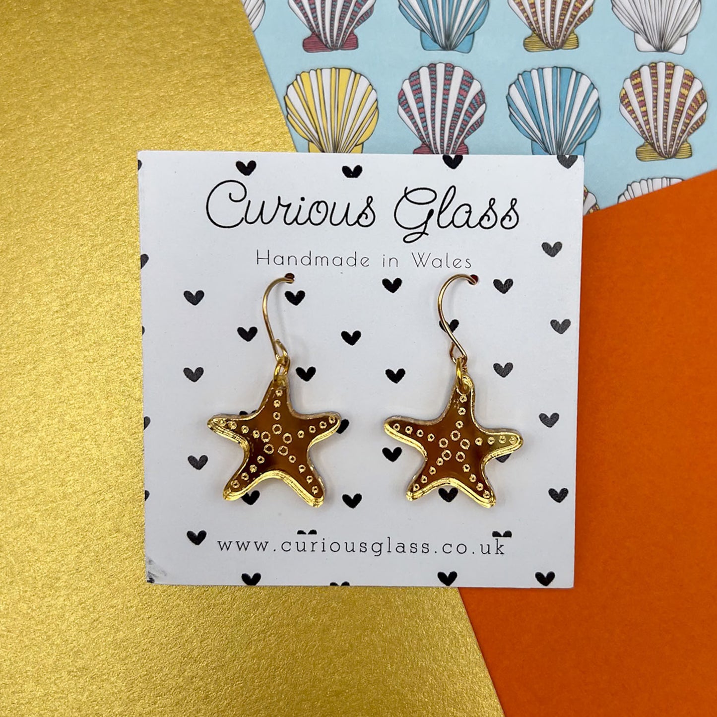 Seahorses & Starfish Acrylic Earrings
