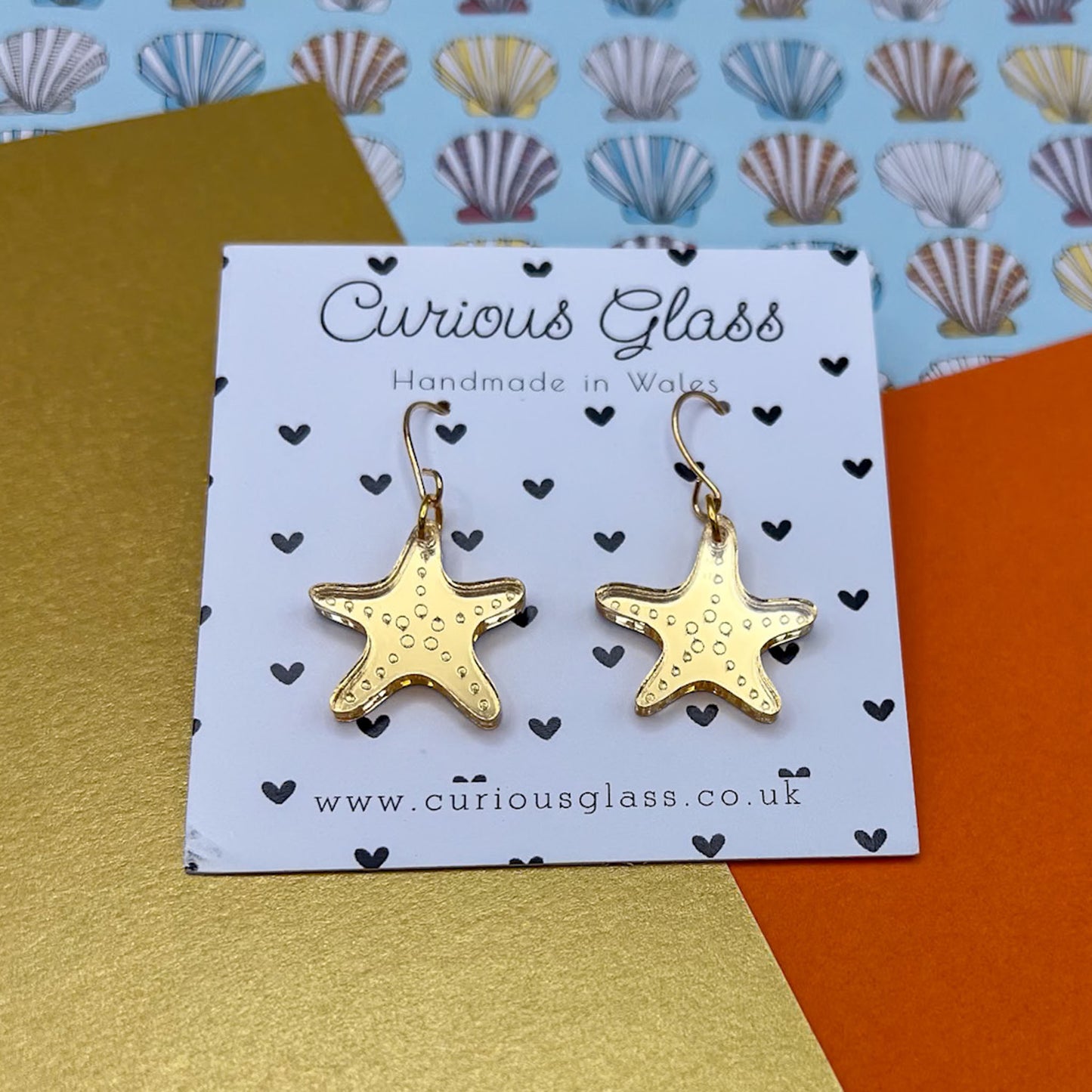 Seahorses & Starfish Acrylic Earrings