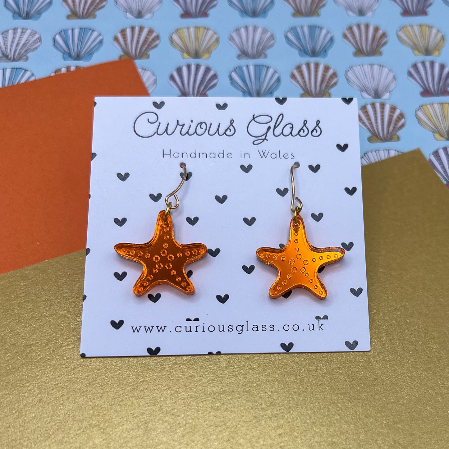 Seahorses & Starfish Acrylic Earrings