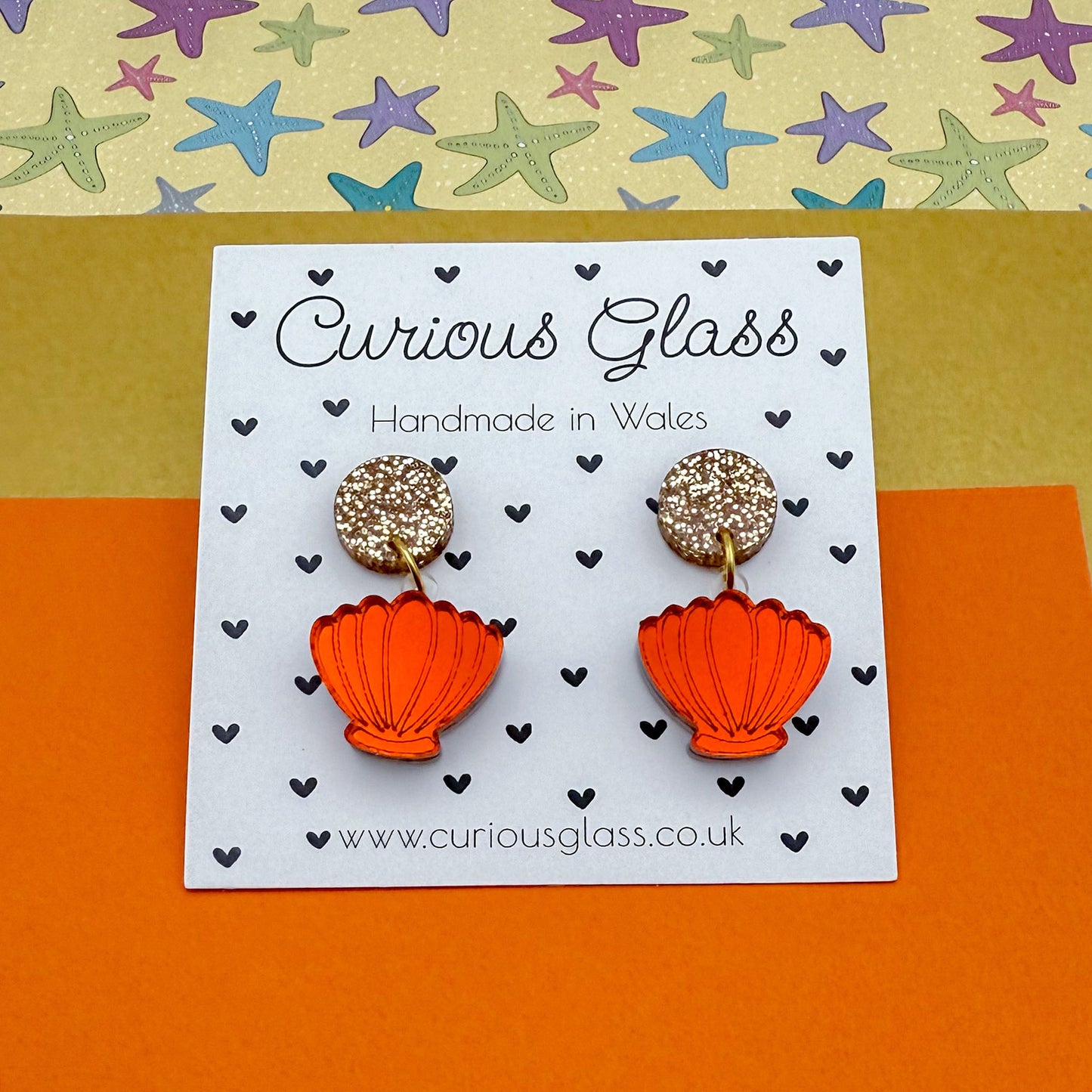 Shell Acrylic Earrings