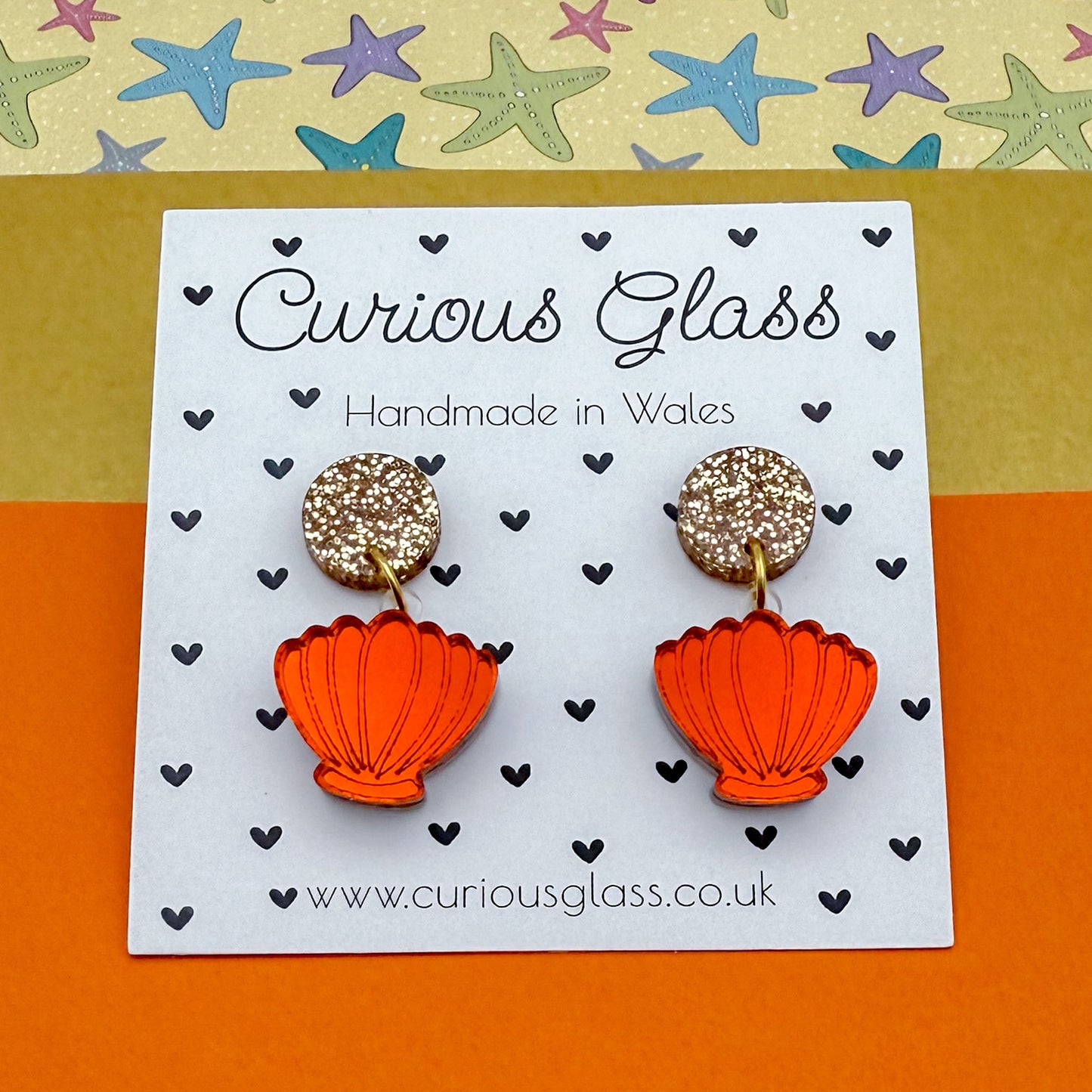 Shell Acrylic Earrings