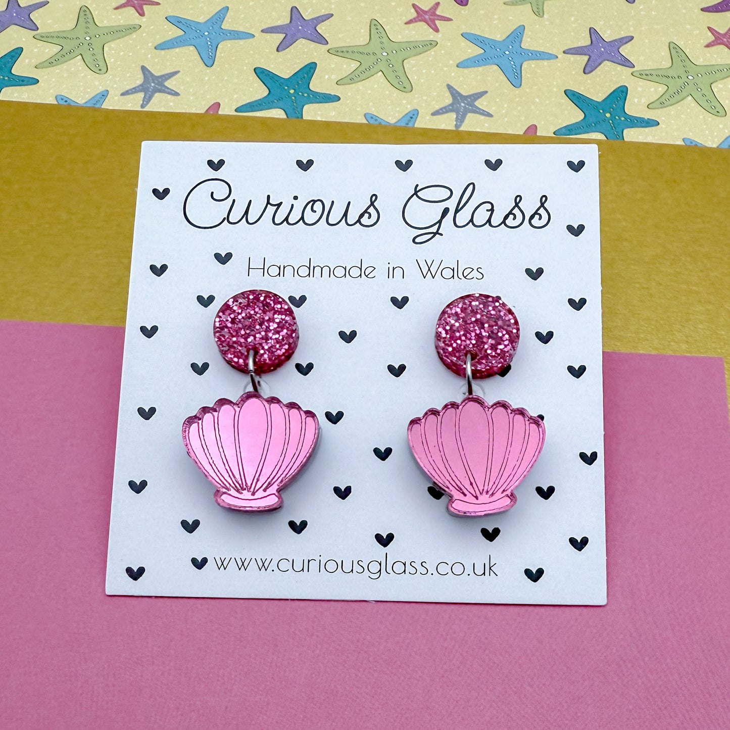 Shell Acrylic Earrings