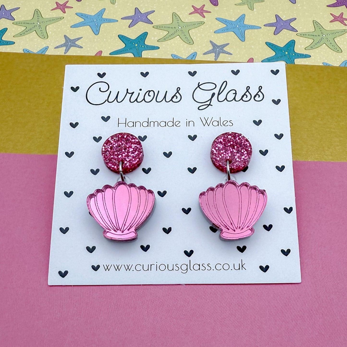 Shell Acrylic Earrings
