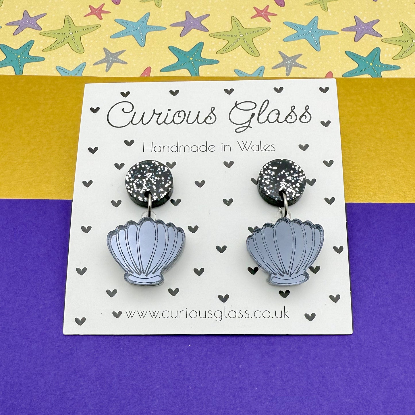 Shell Acrylic Earrings