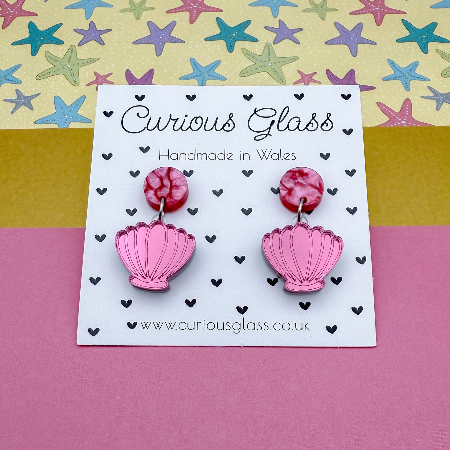Shell Acrylic Earrings