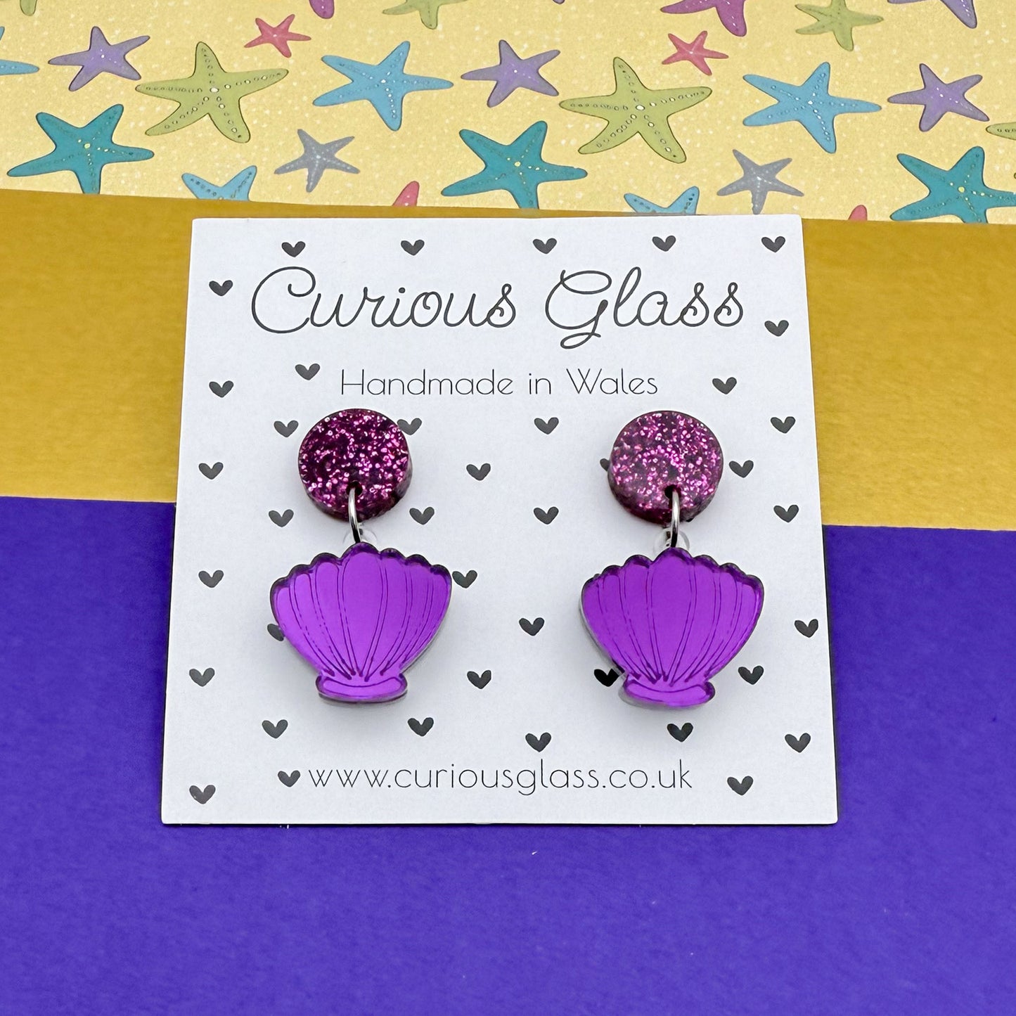 Shell Acrylic Earrings