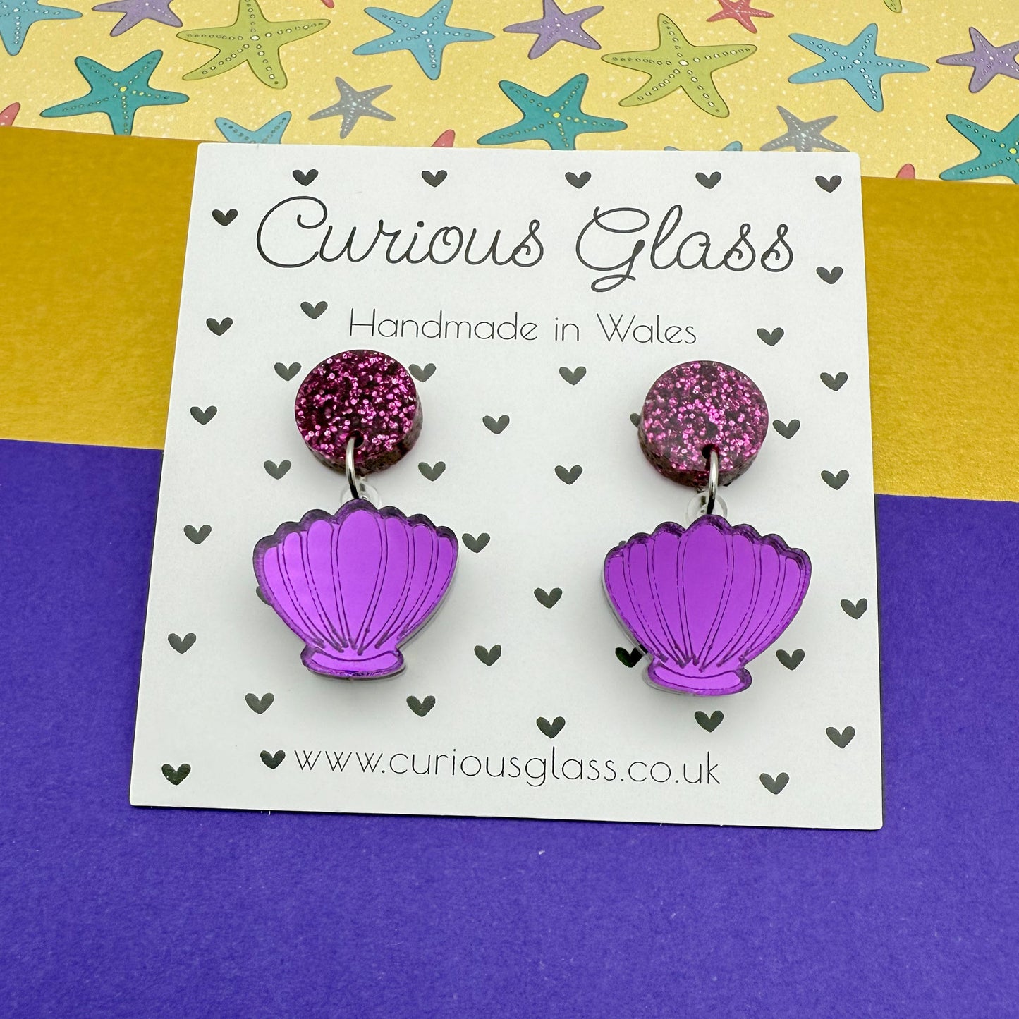 Shell Acrylic Earrings