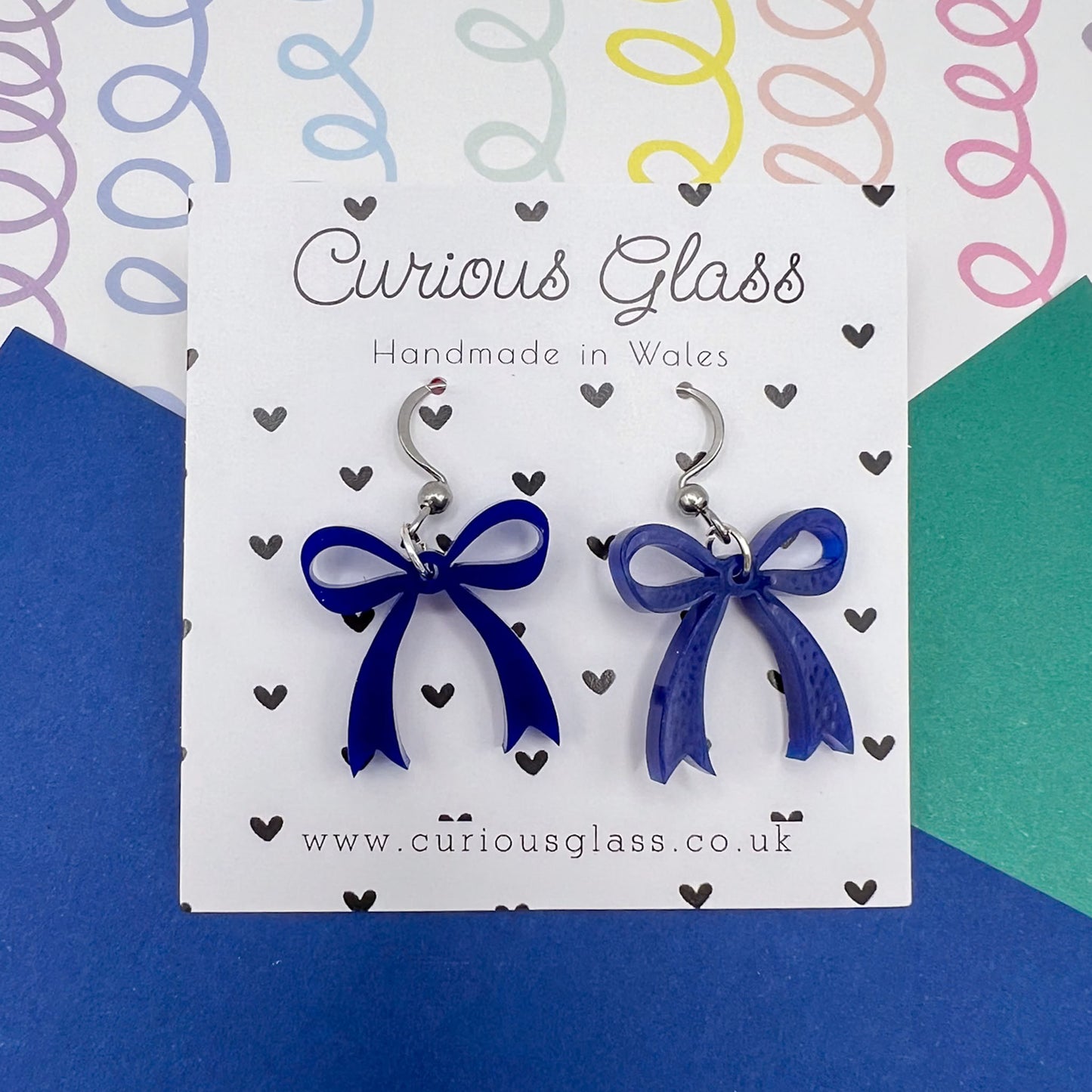 Bow Acrylic Earrings