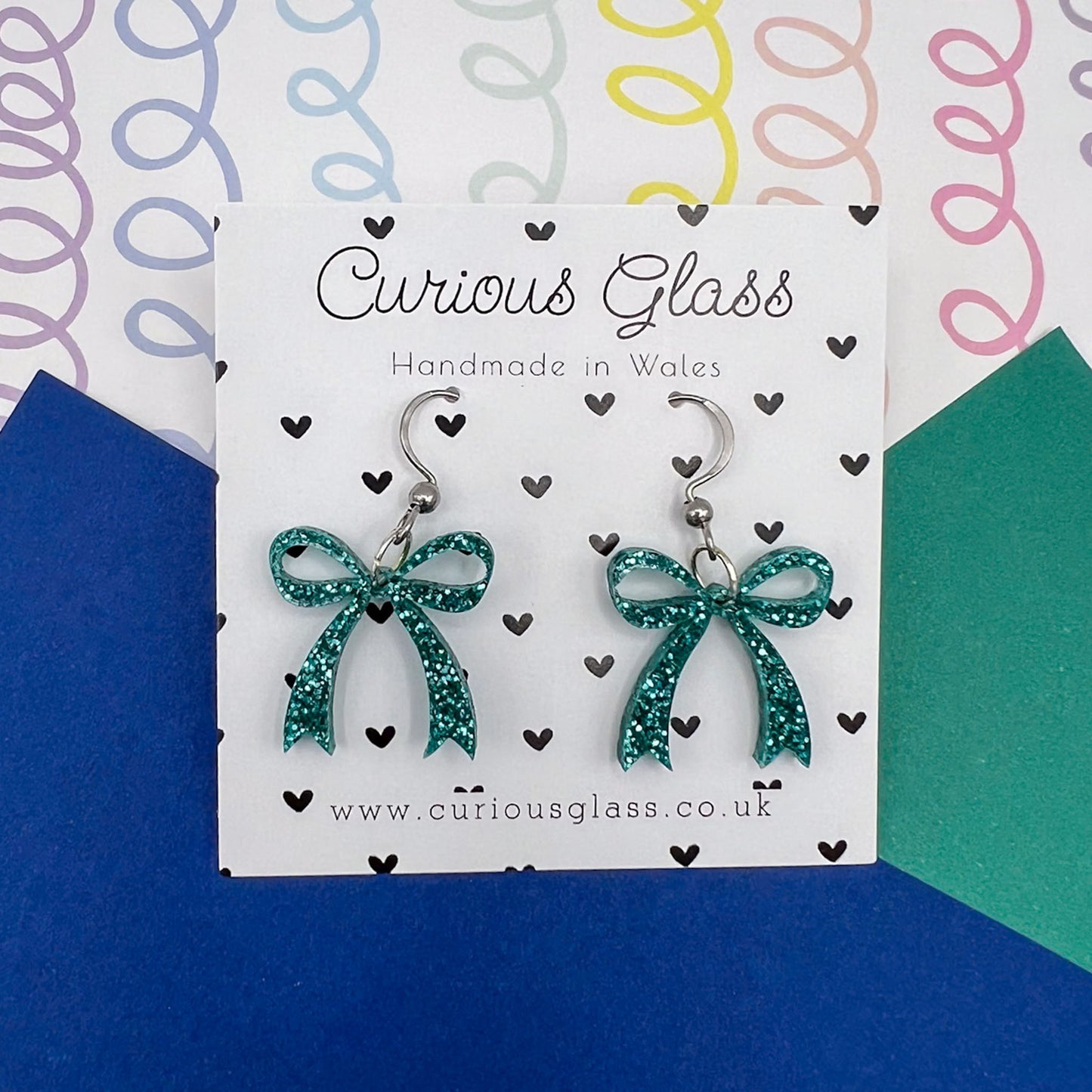 Bow Acrylic Earrings