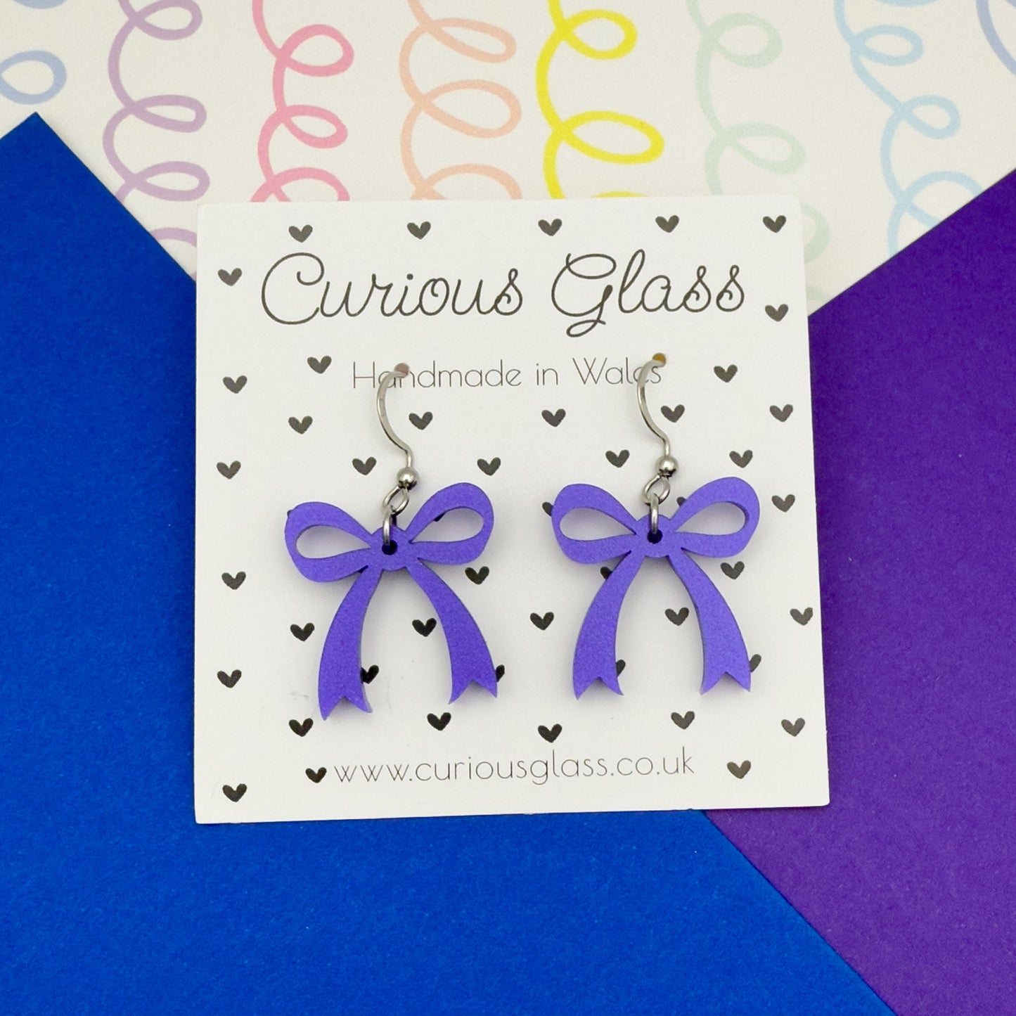 Bow Acrylic Earrings