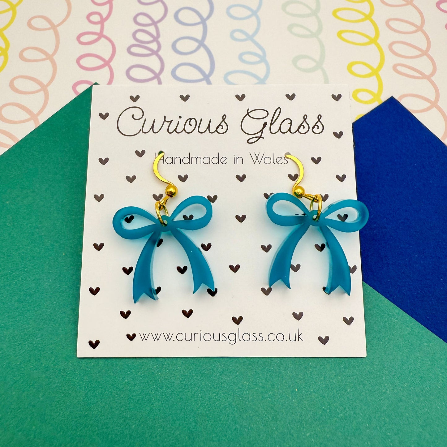 Bow Acrylic Earrings