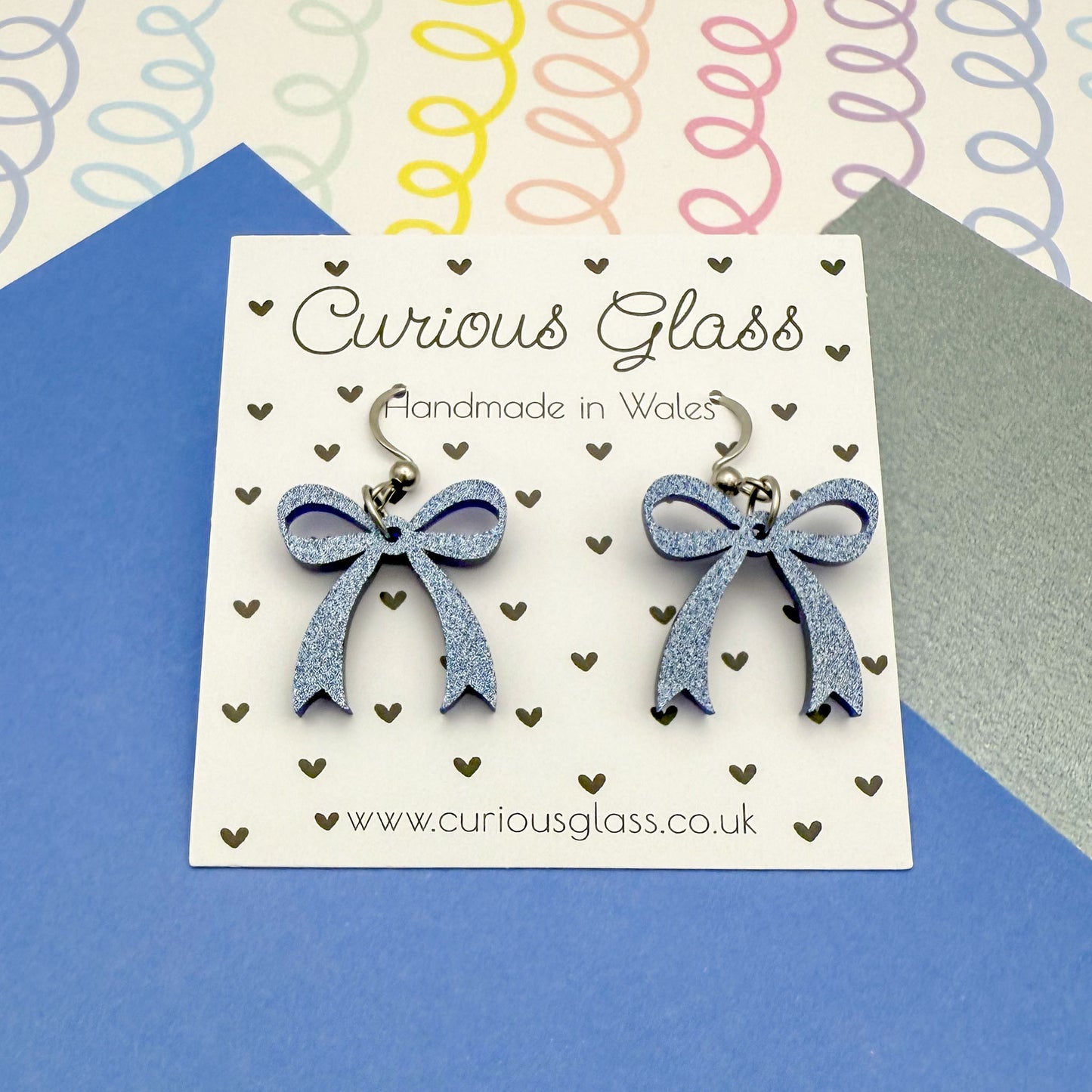 Bow Acrylic Earrings