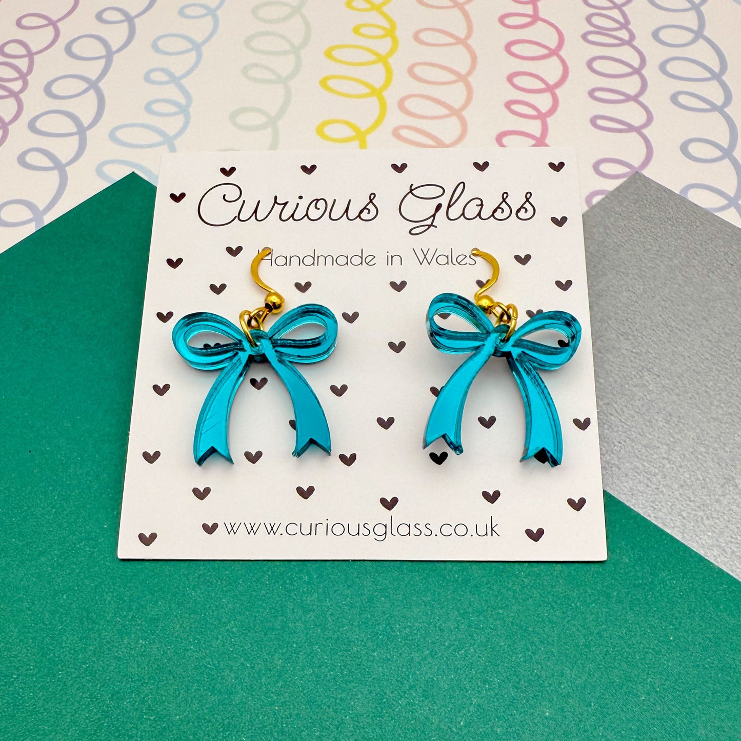 Bow Acrylic Earrings