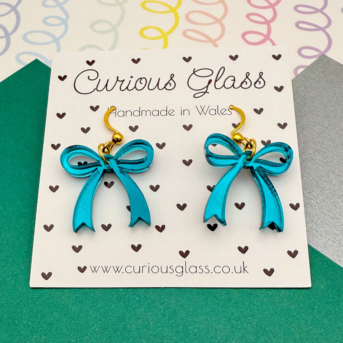 Bow Acrylic Earrings