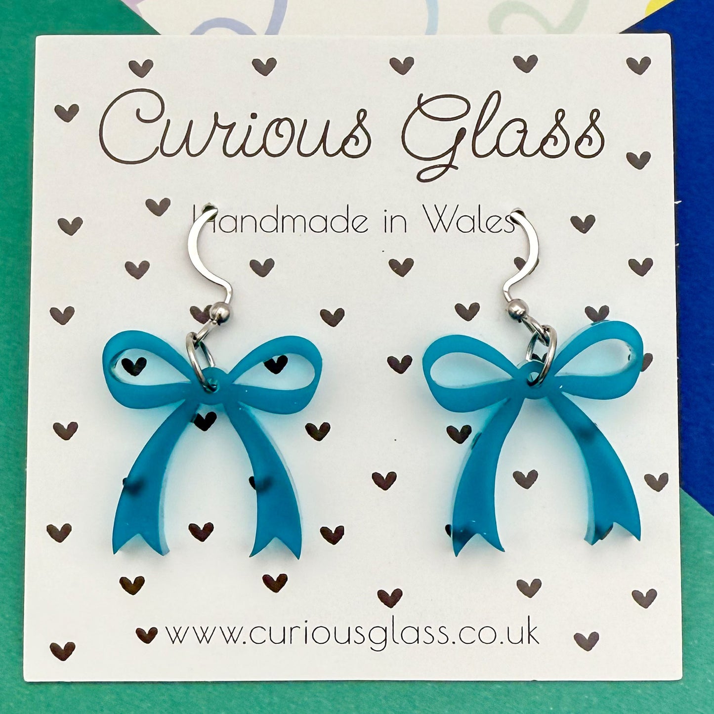 Bow Acrylic Earrings