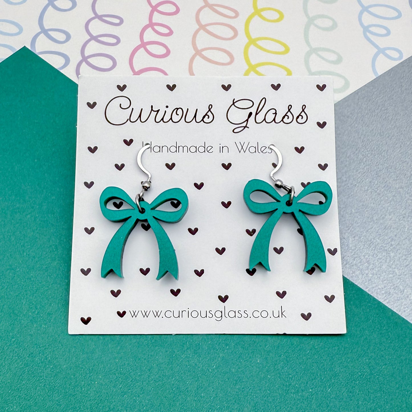 Bow Acrylic Earrings