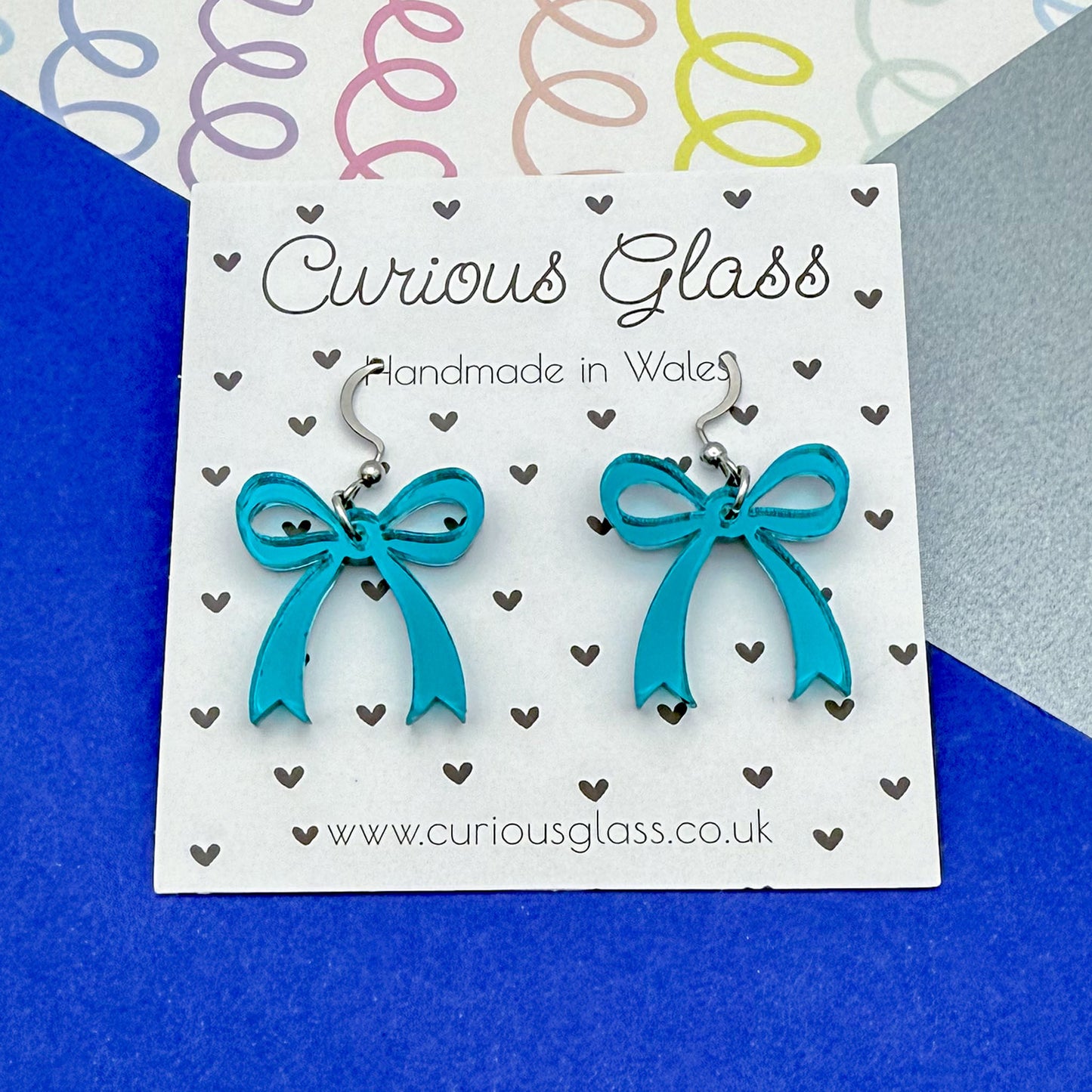 Bow Acrylic Earrings