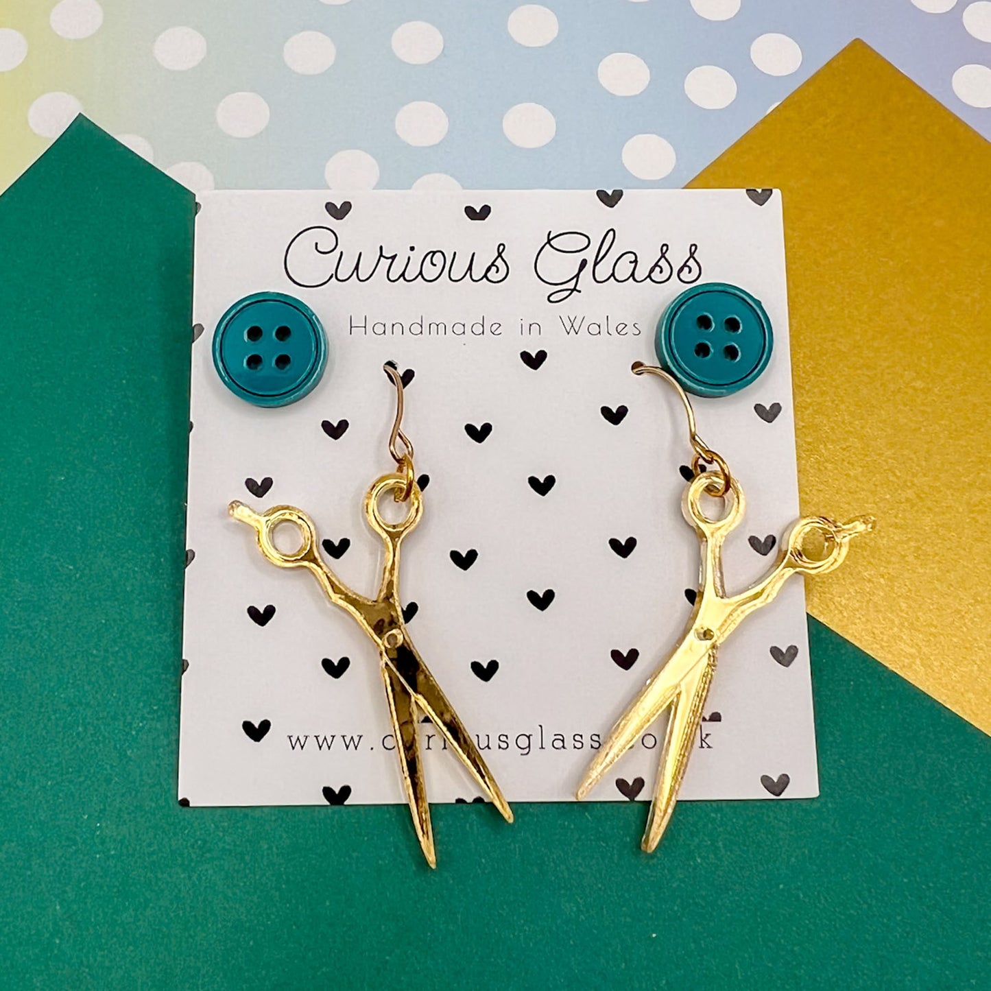 Sewing Acrylic Earrings