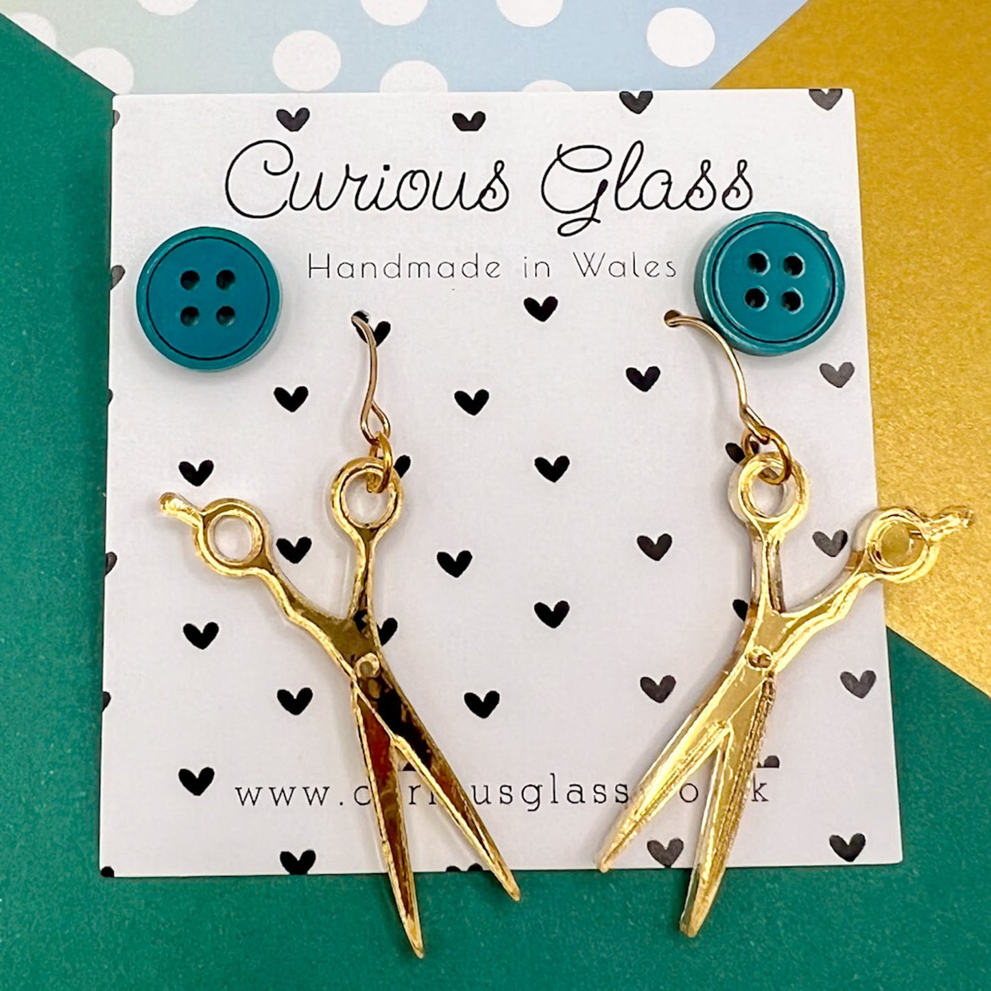 Sewing Acrylic Earrings