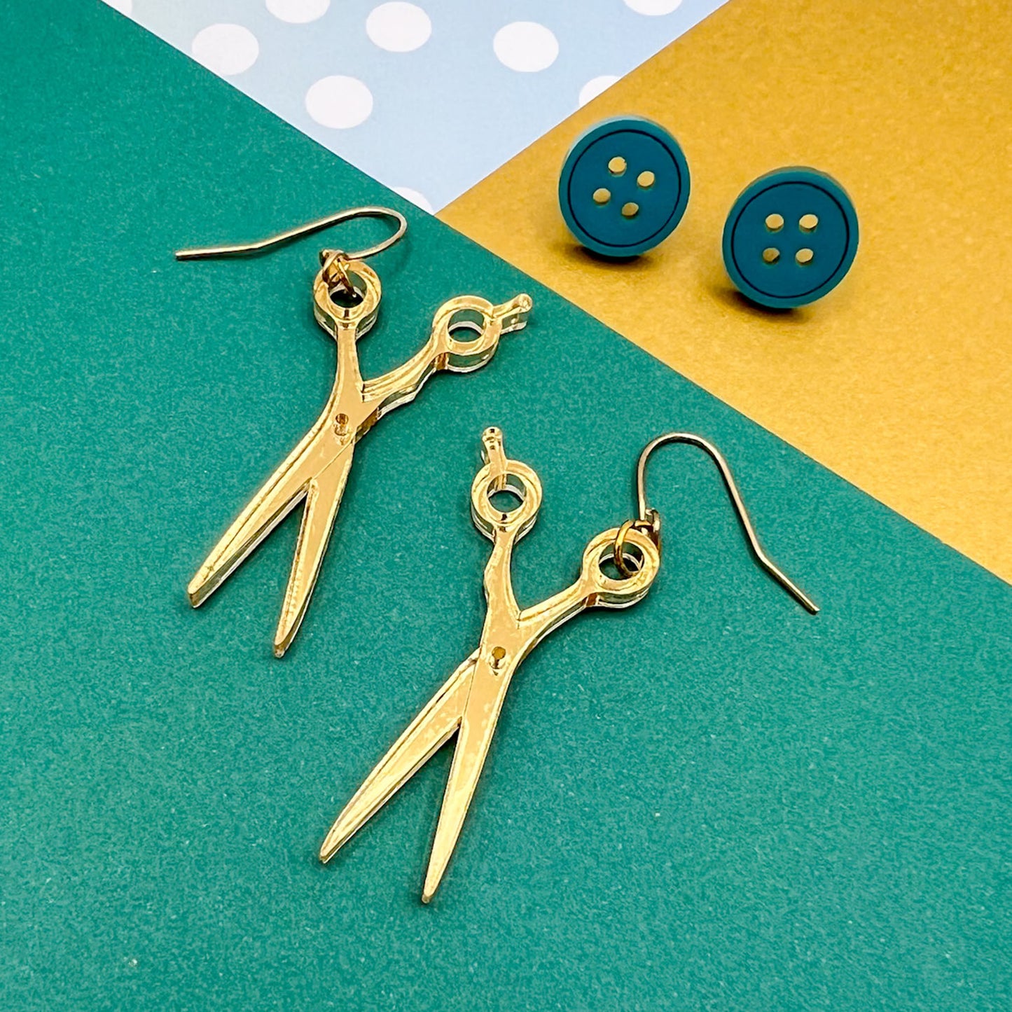 Sewing Acrylic Earrings
