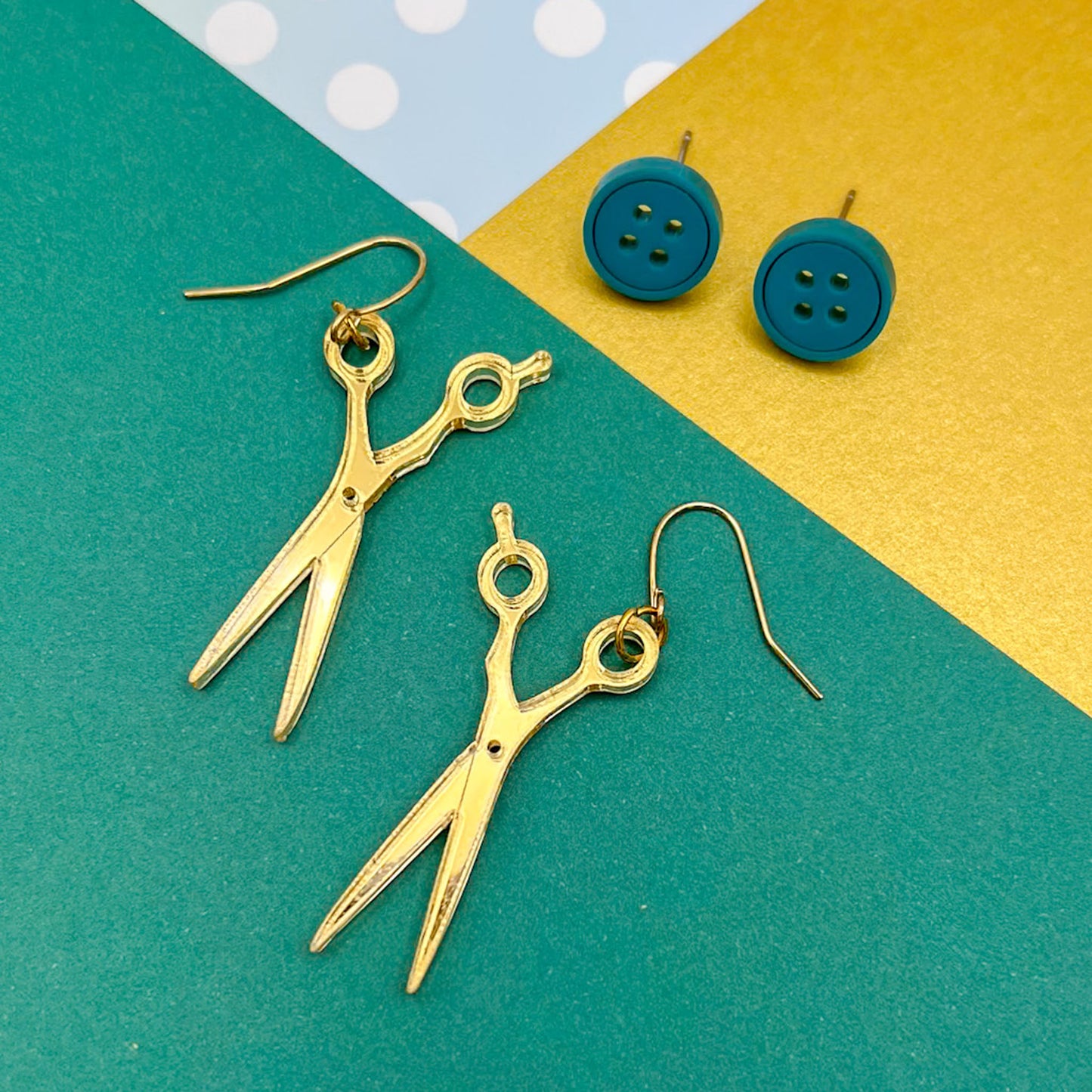 Sewing Acrylic Earrings
