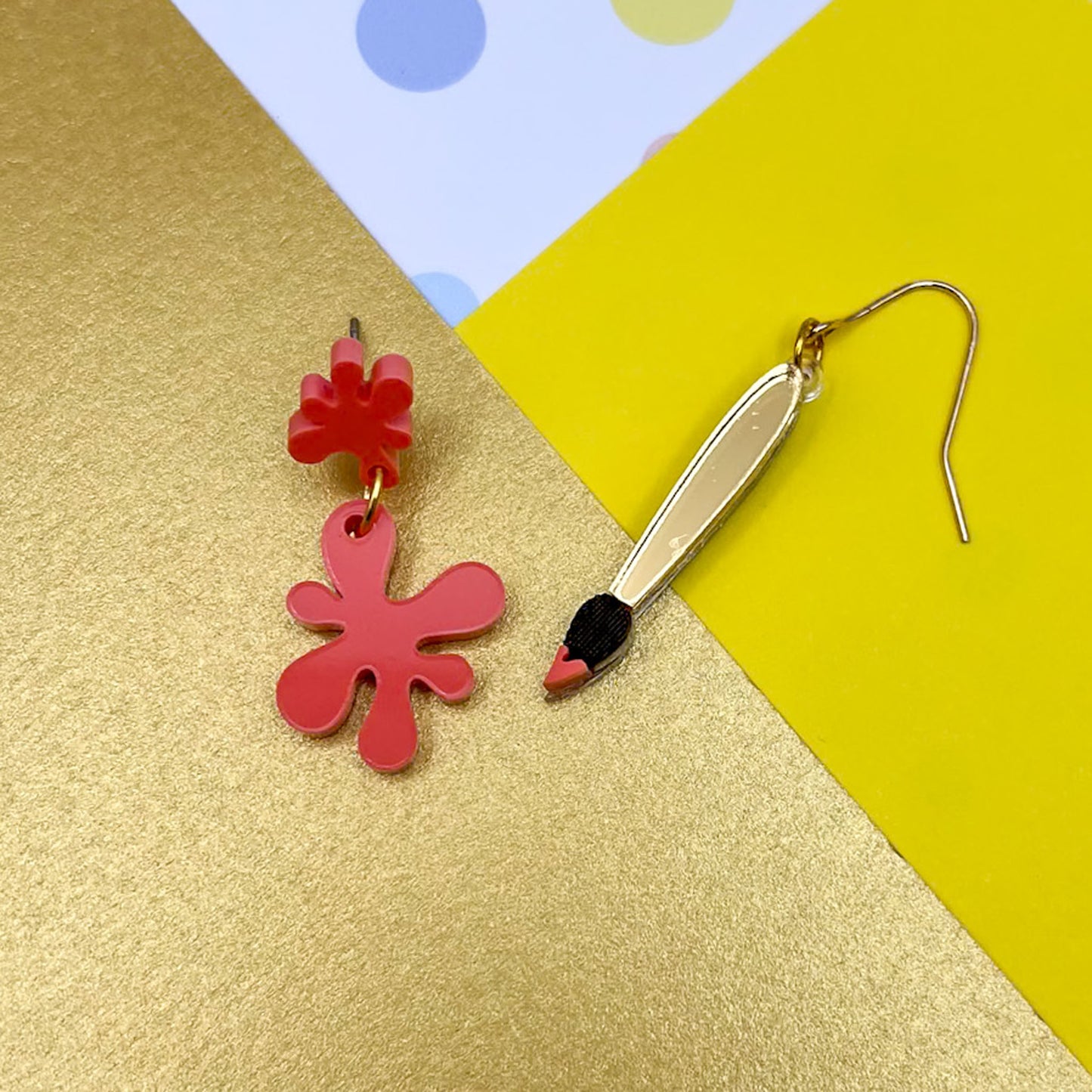 Art Acrylic Earrings
