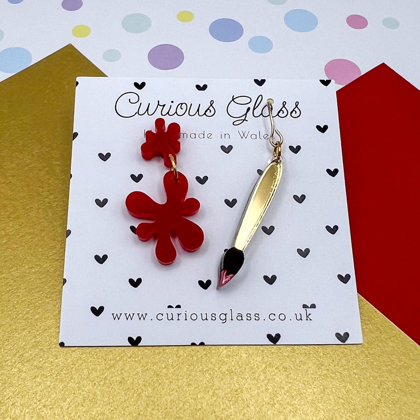 Art Acrylic Earrings