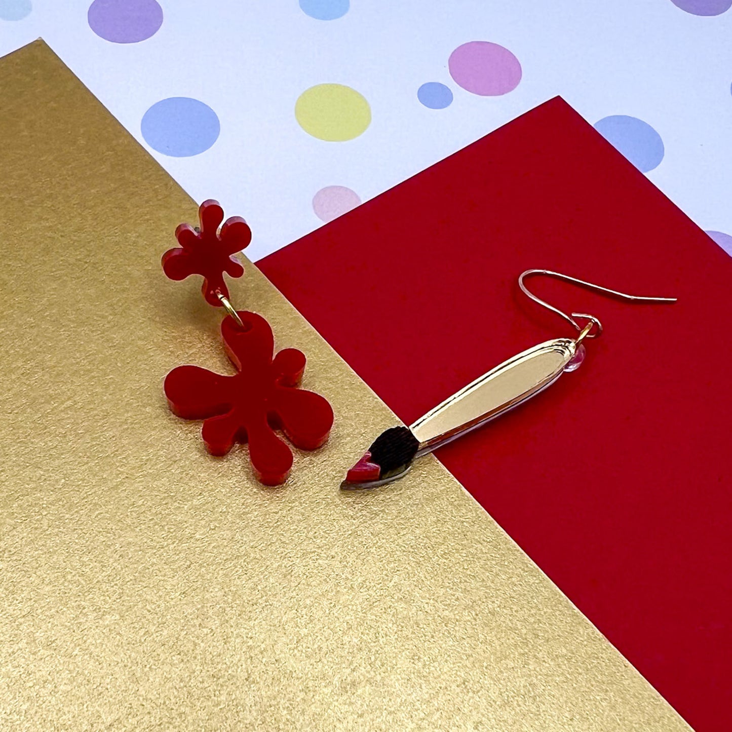 Art Acrylic Earrings