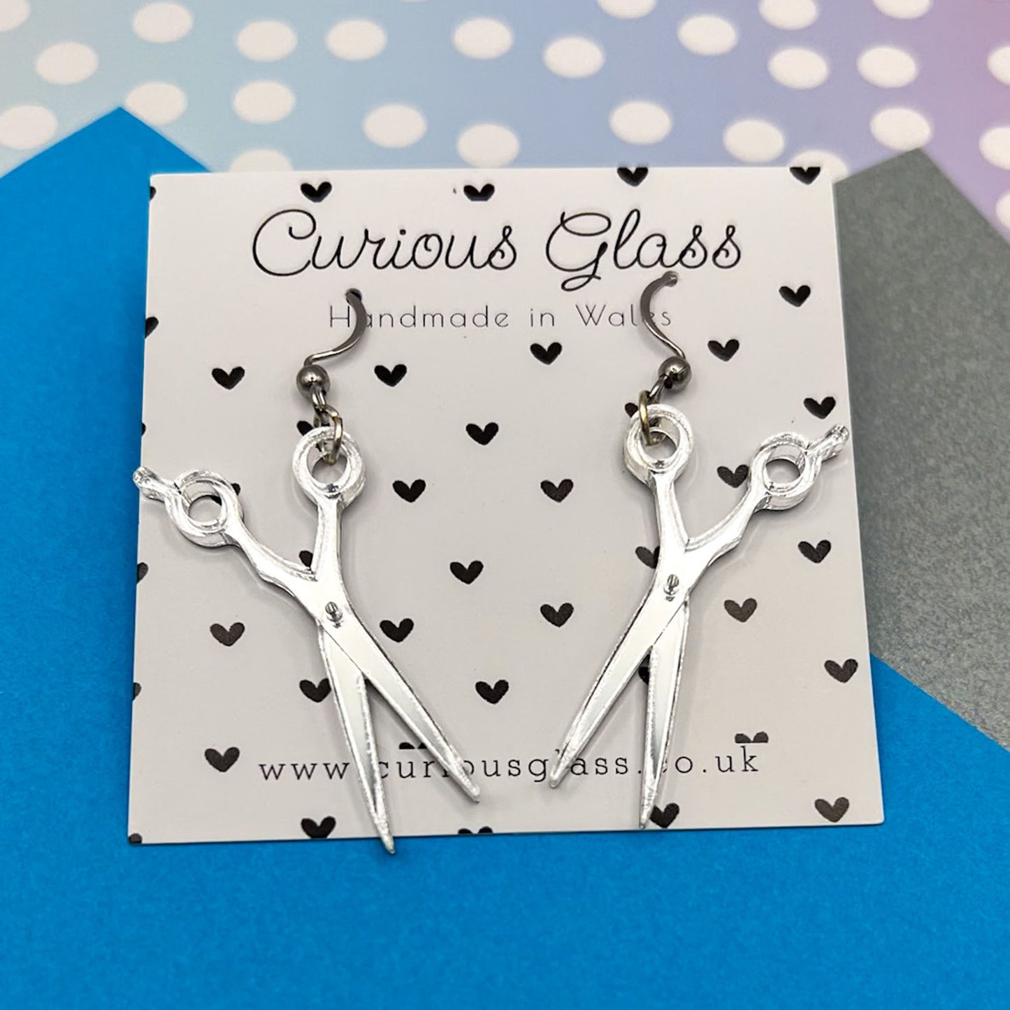 Sewing Acrylic Earrings