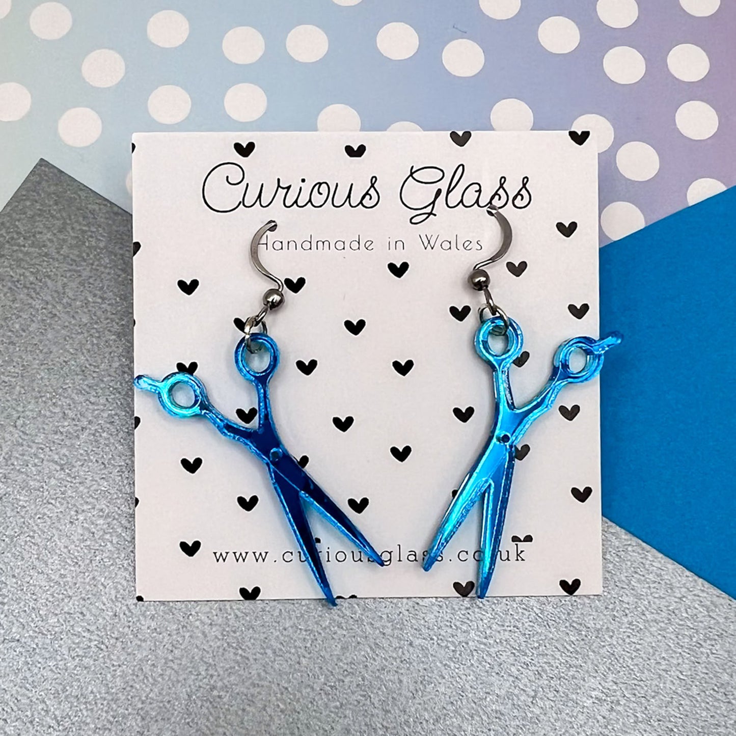 Sewing Acrylic Earrings