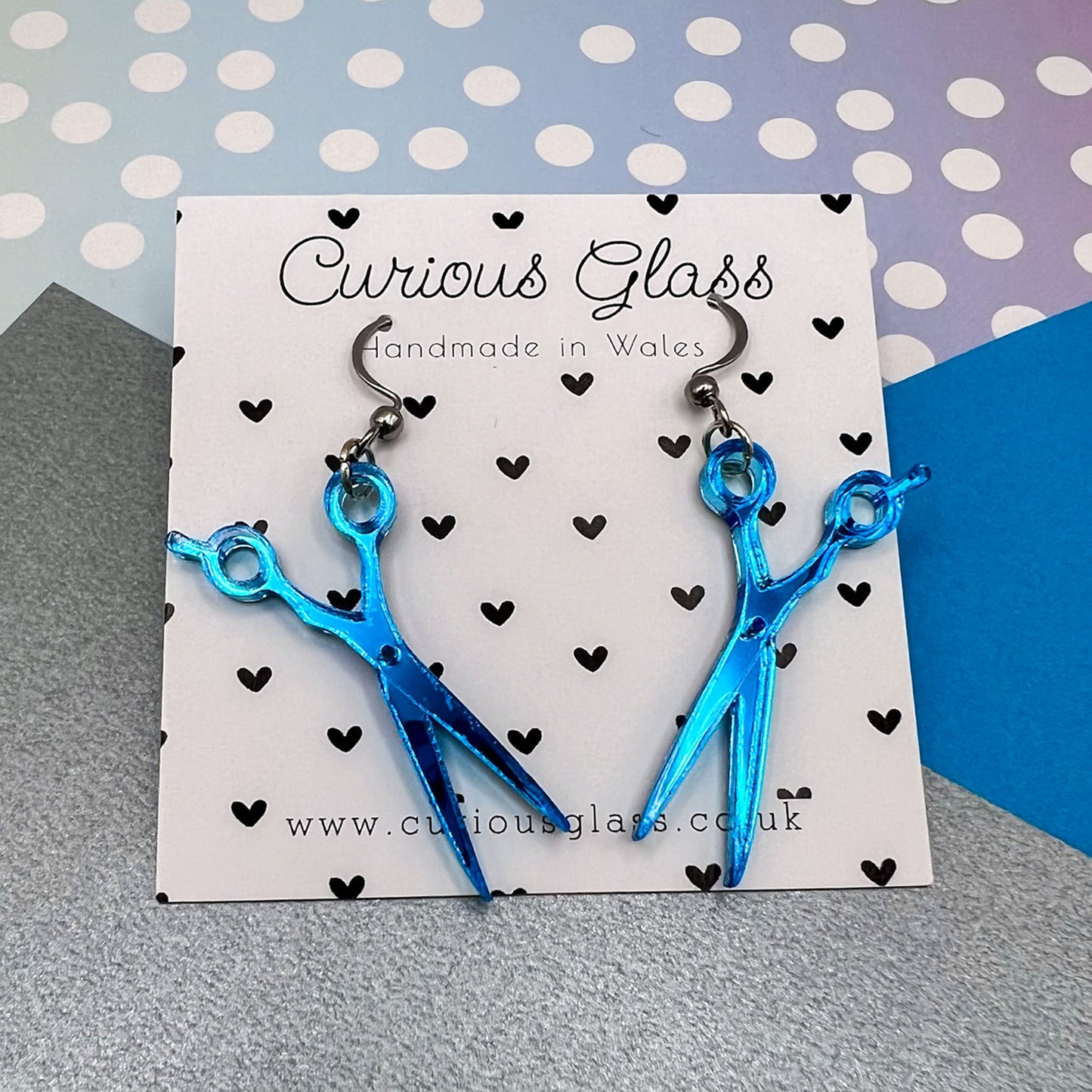 Sewing Acrylic Earrings