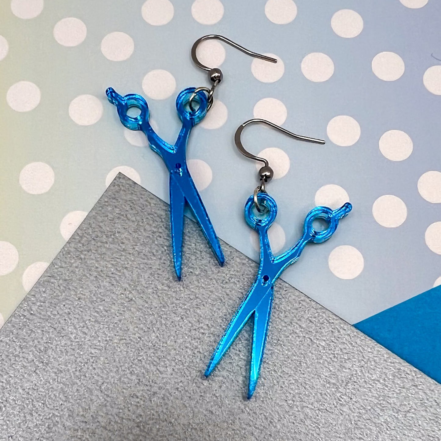 Sewing Acrylic Earrings
