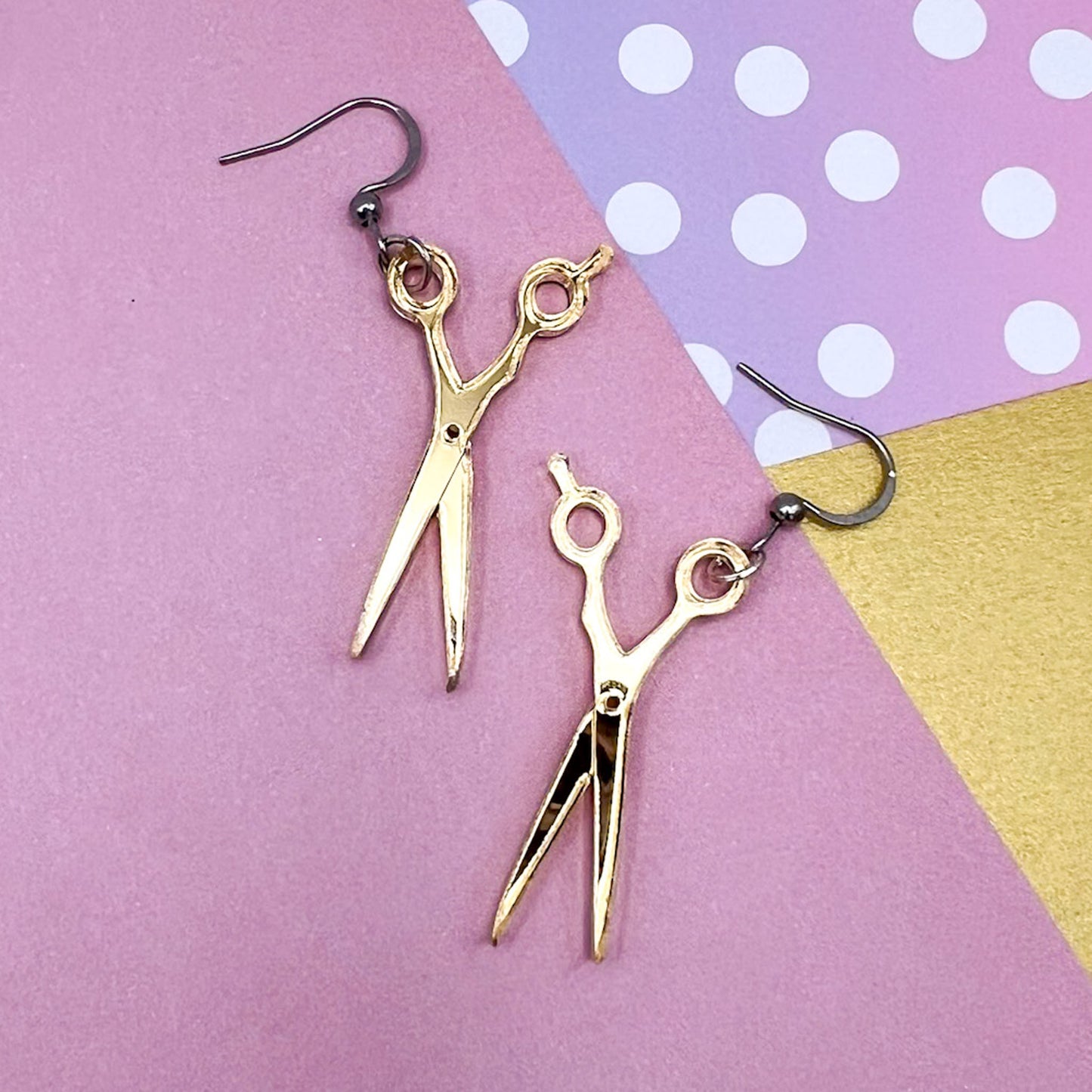Sewing Acrylic Earrings