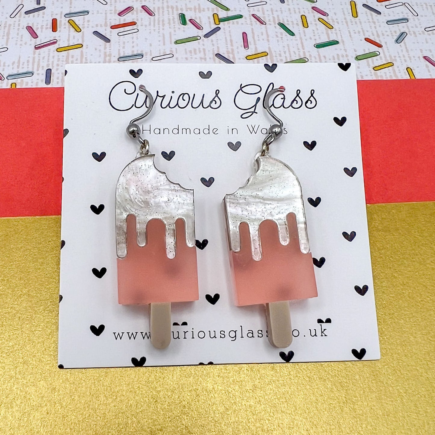 Ice Lolly Acrylic Earrings