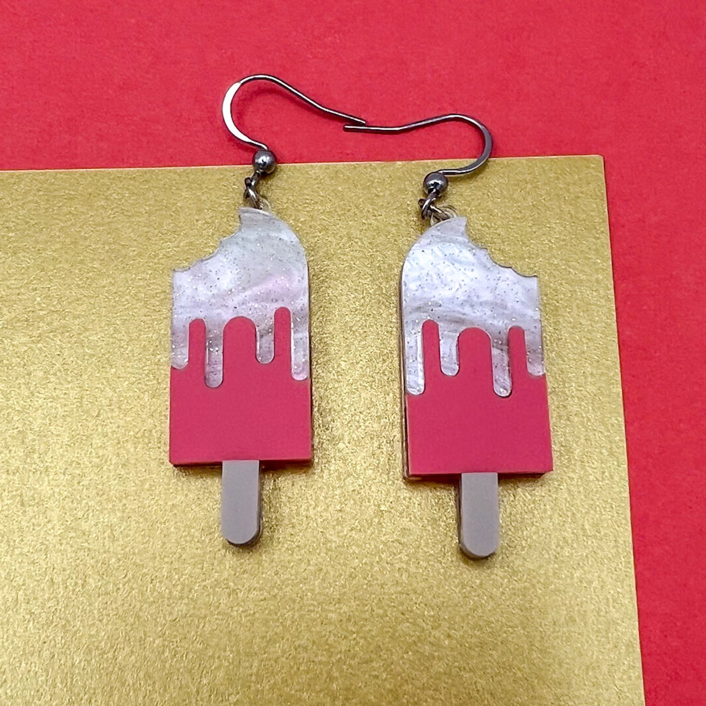 Ice Lolly Acrylic Earrings