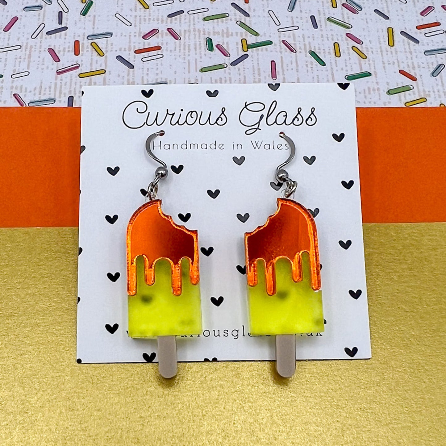 Ice Lolly Acrylic Earrings