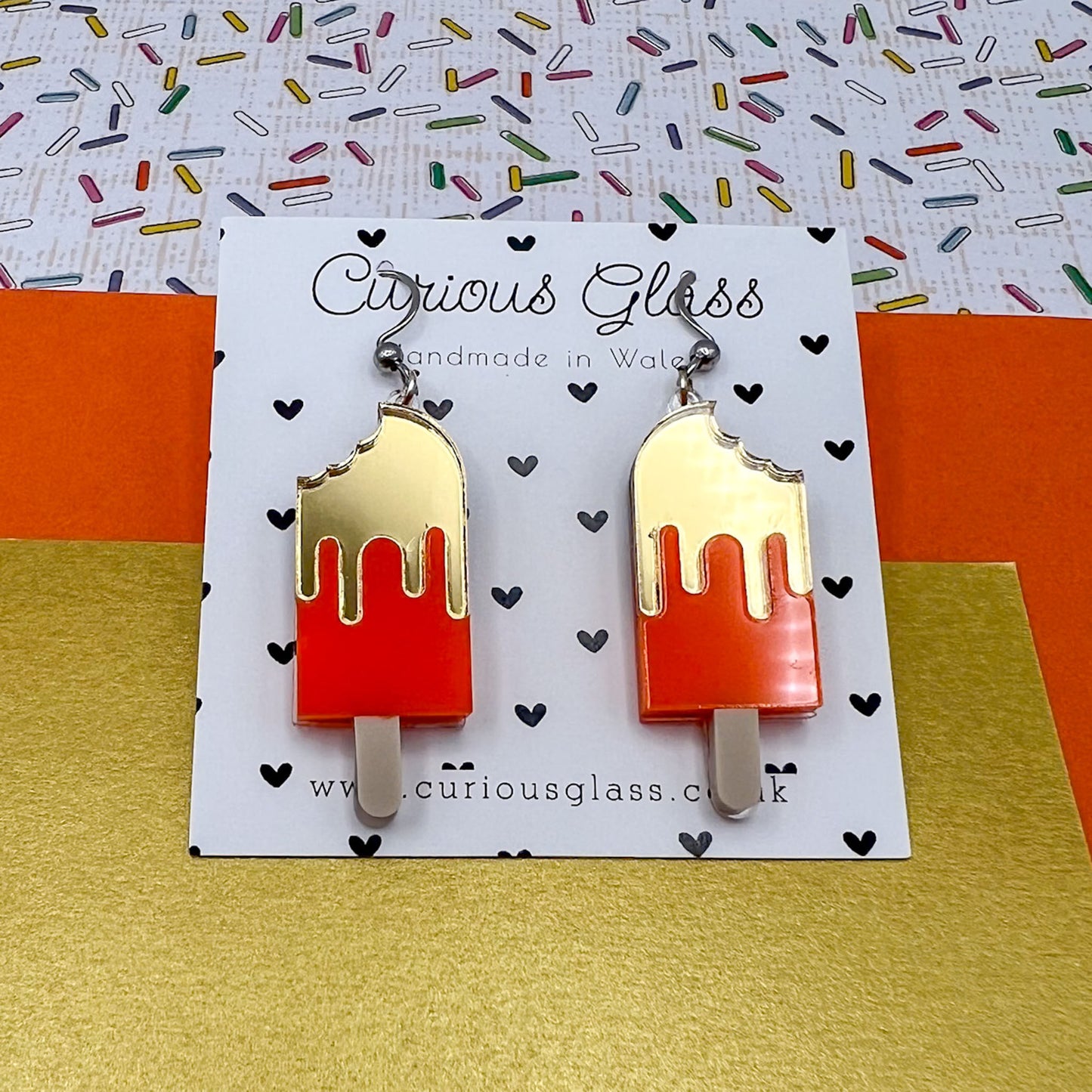 Ice Lolly Acrylic Earrings