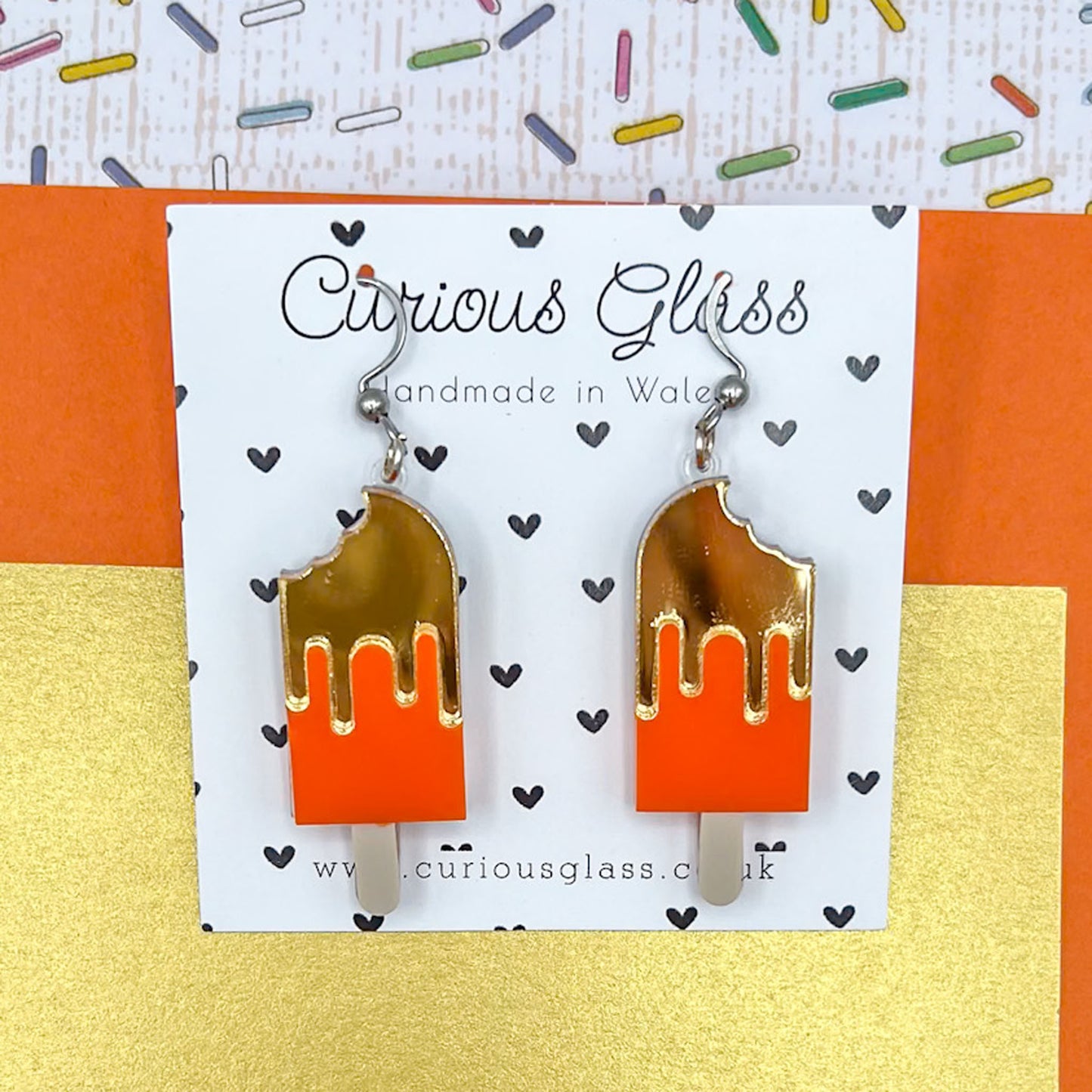 Ice Lolly Acrylic Earrings