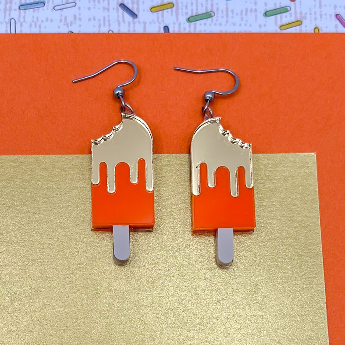 Ice Lolly Acrylic Earrings