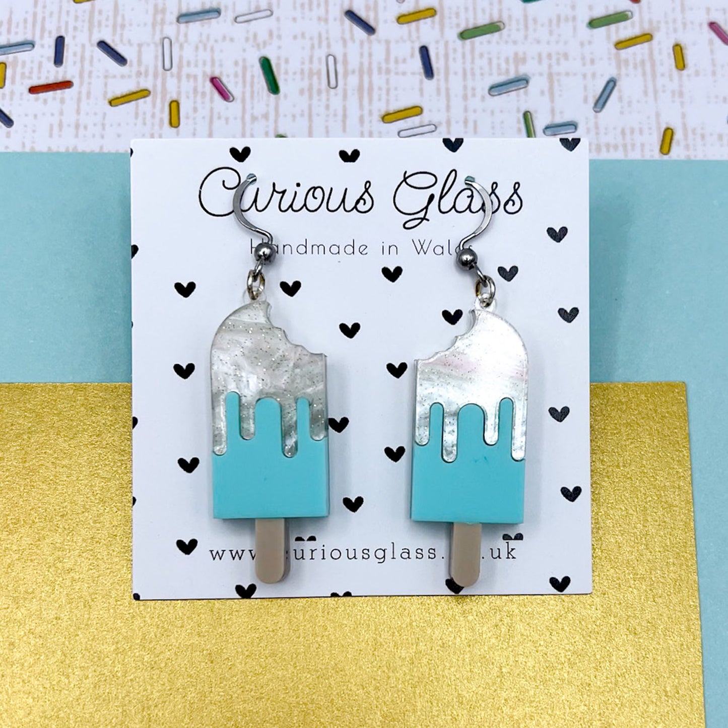 Ice Lolly Acrylic Earrings