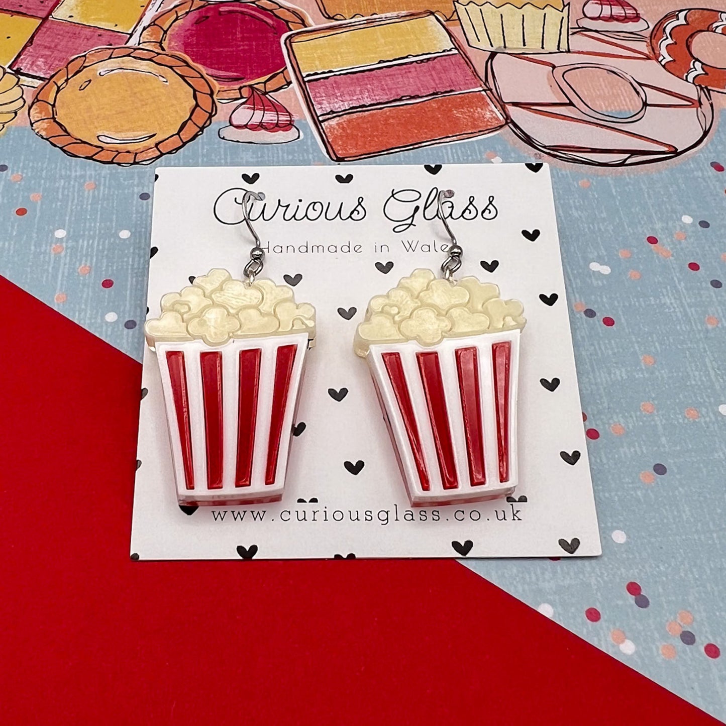 Popcorn Acrylic Earrings