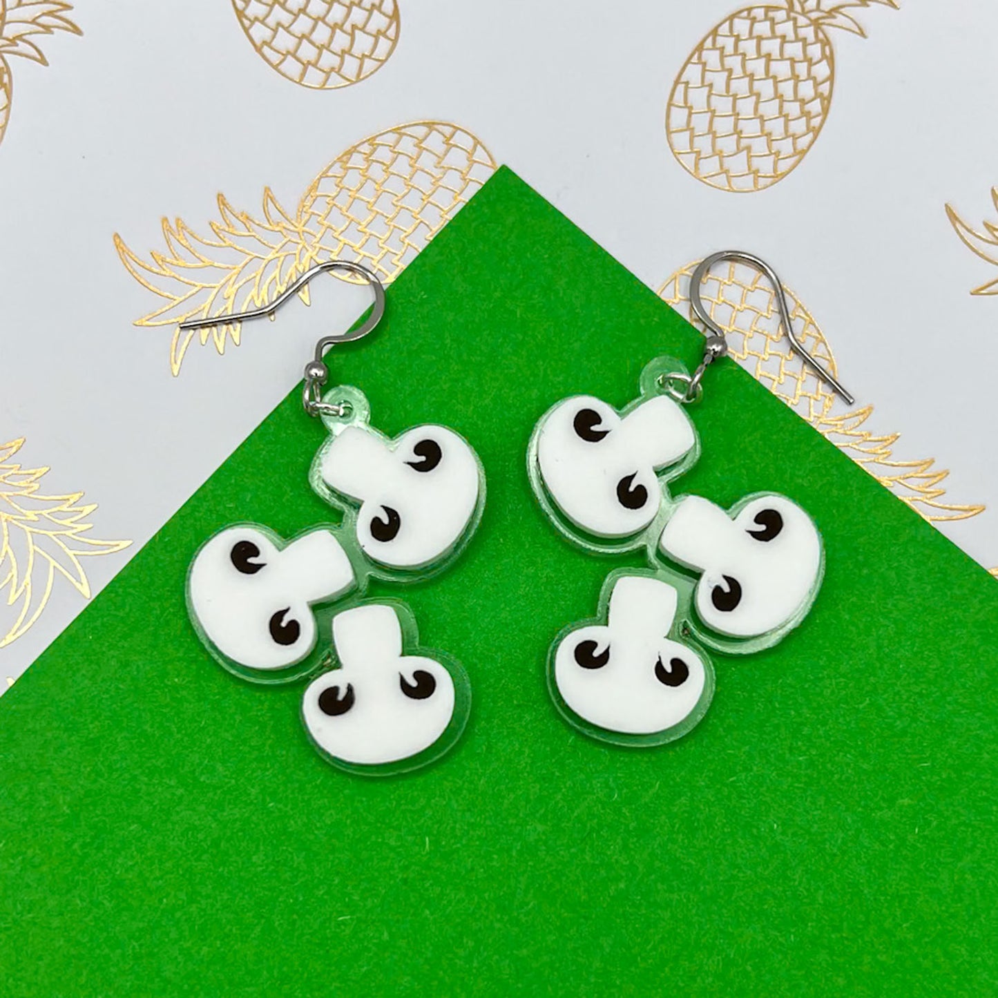 Mushrooms Acrylic Earrings