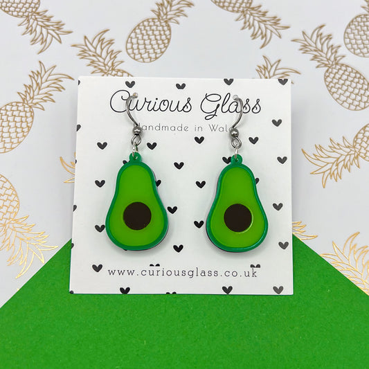 Avocado Acrylic Earrings