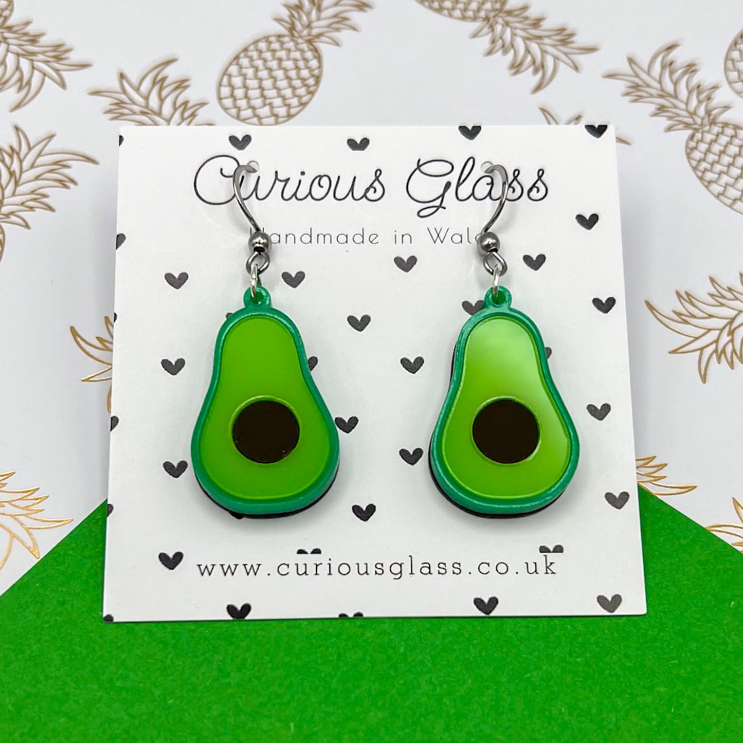 Avocado Acrylic Earrings