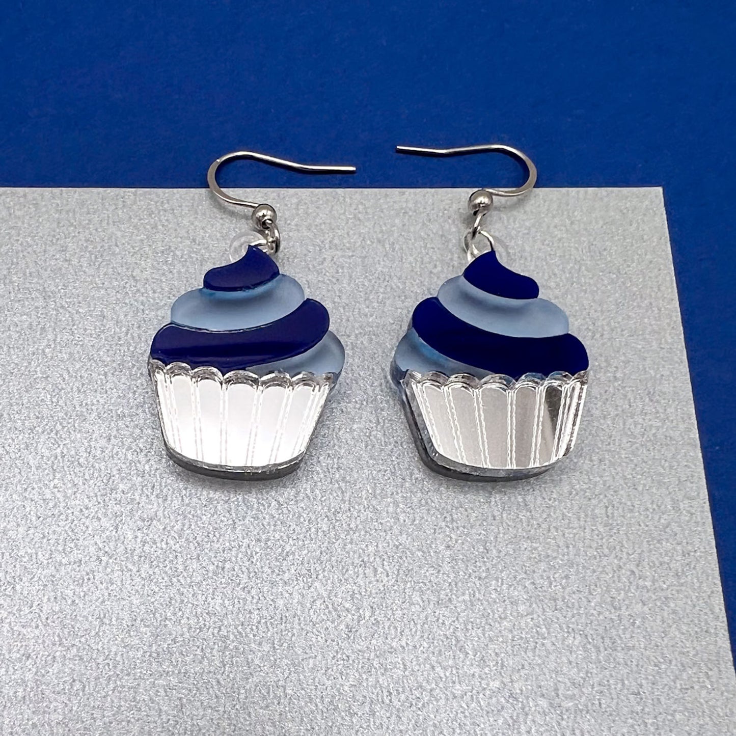 Cupcake Acrylic Earrings