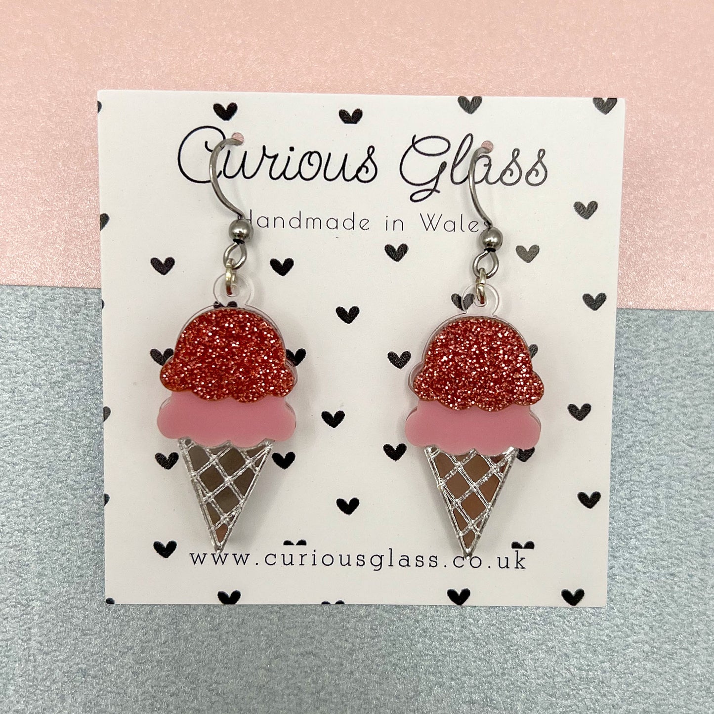 Ice Cream Acrylic Earrings