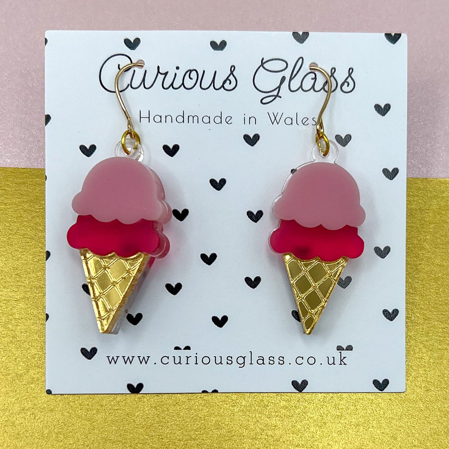 Ice Cream Acrylic Earrings